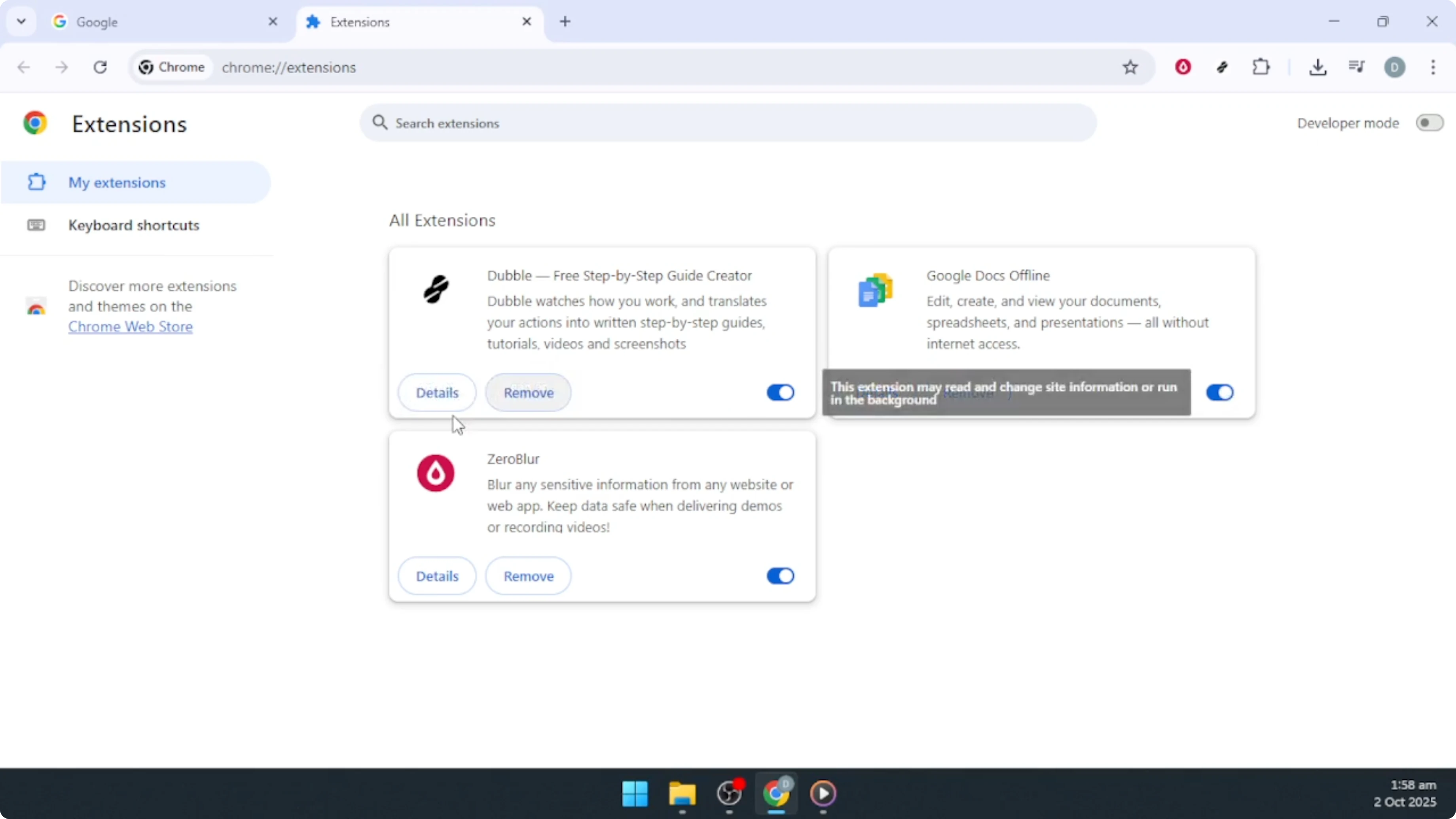 Screenshot from How To Access Extension in Google Chrome [2026 Guide] at 128s