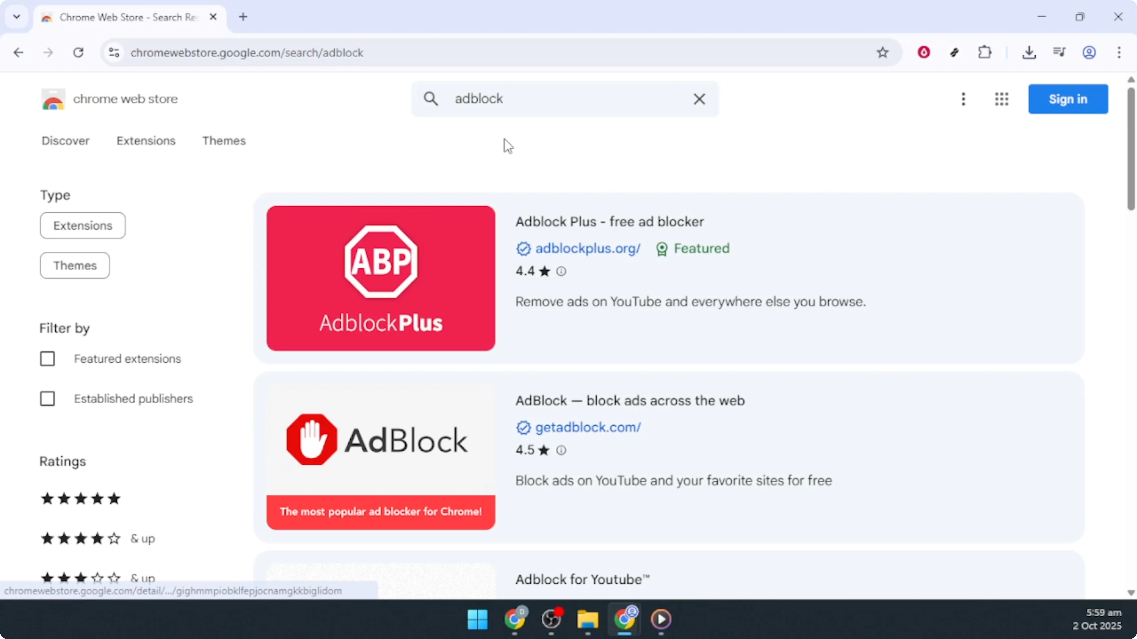 Screenshot from How To Add AdBlock in Google Chrome [2026 Guide] at 62s