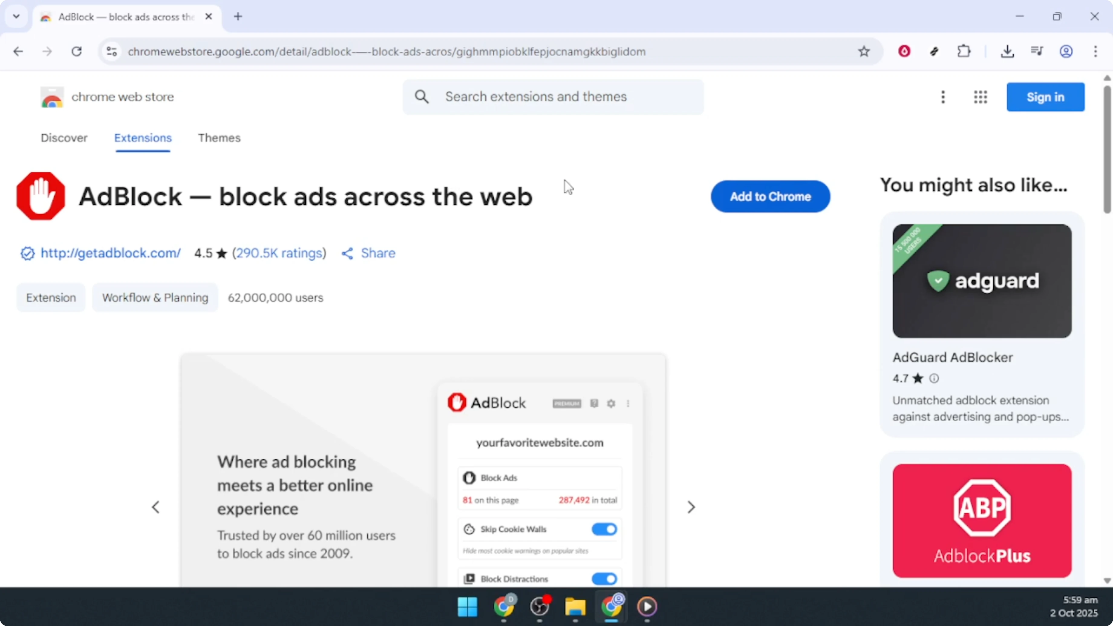 Screenshot from How To Add AdBlock in Google Chrome [2026 Guide] at 78s