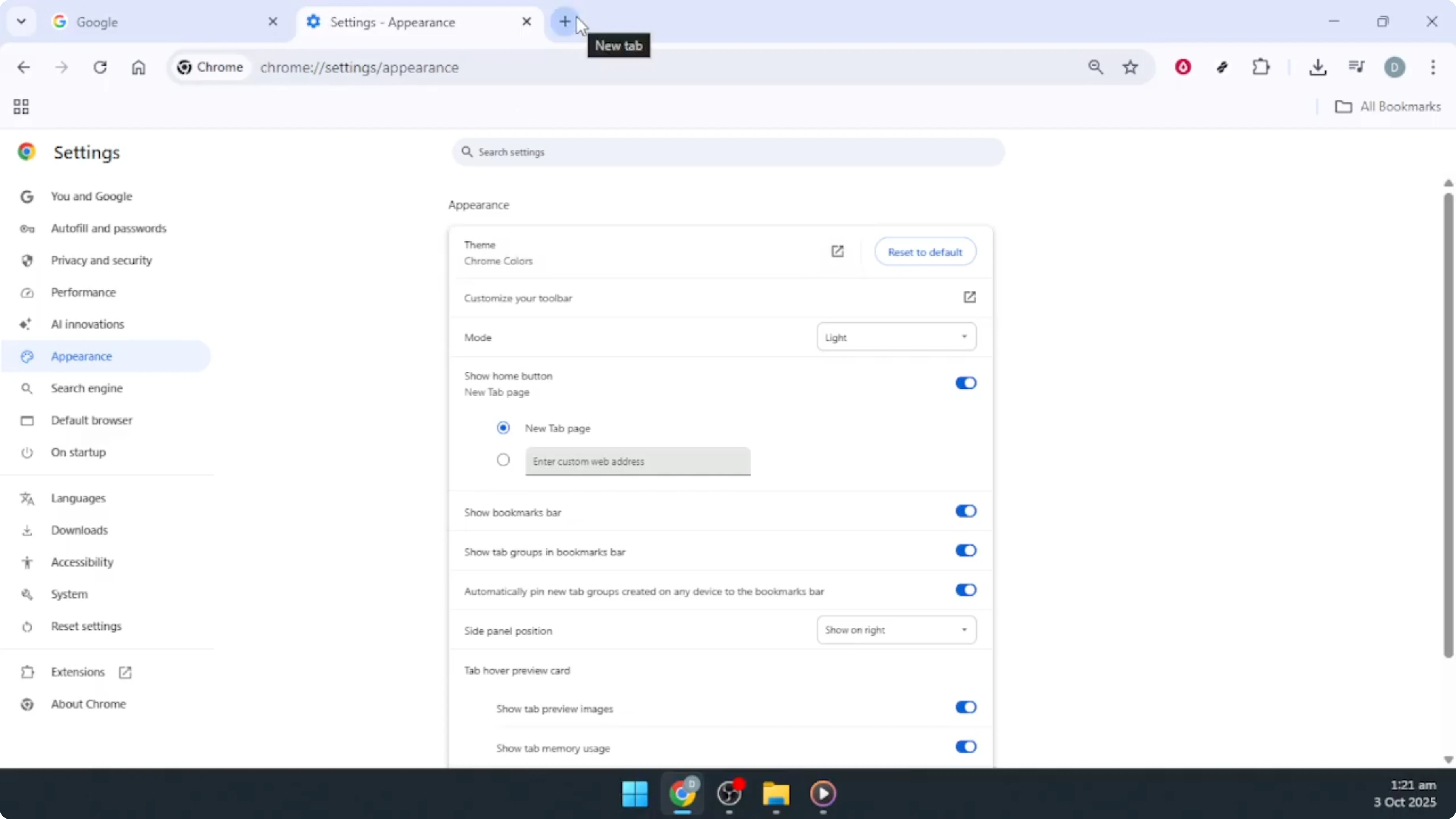 Screenshot from How To Add Customize Button on Google Chrome [2026 Guide] at 116s