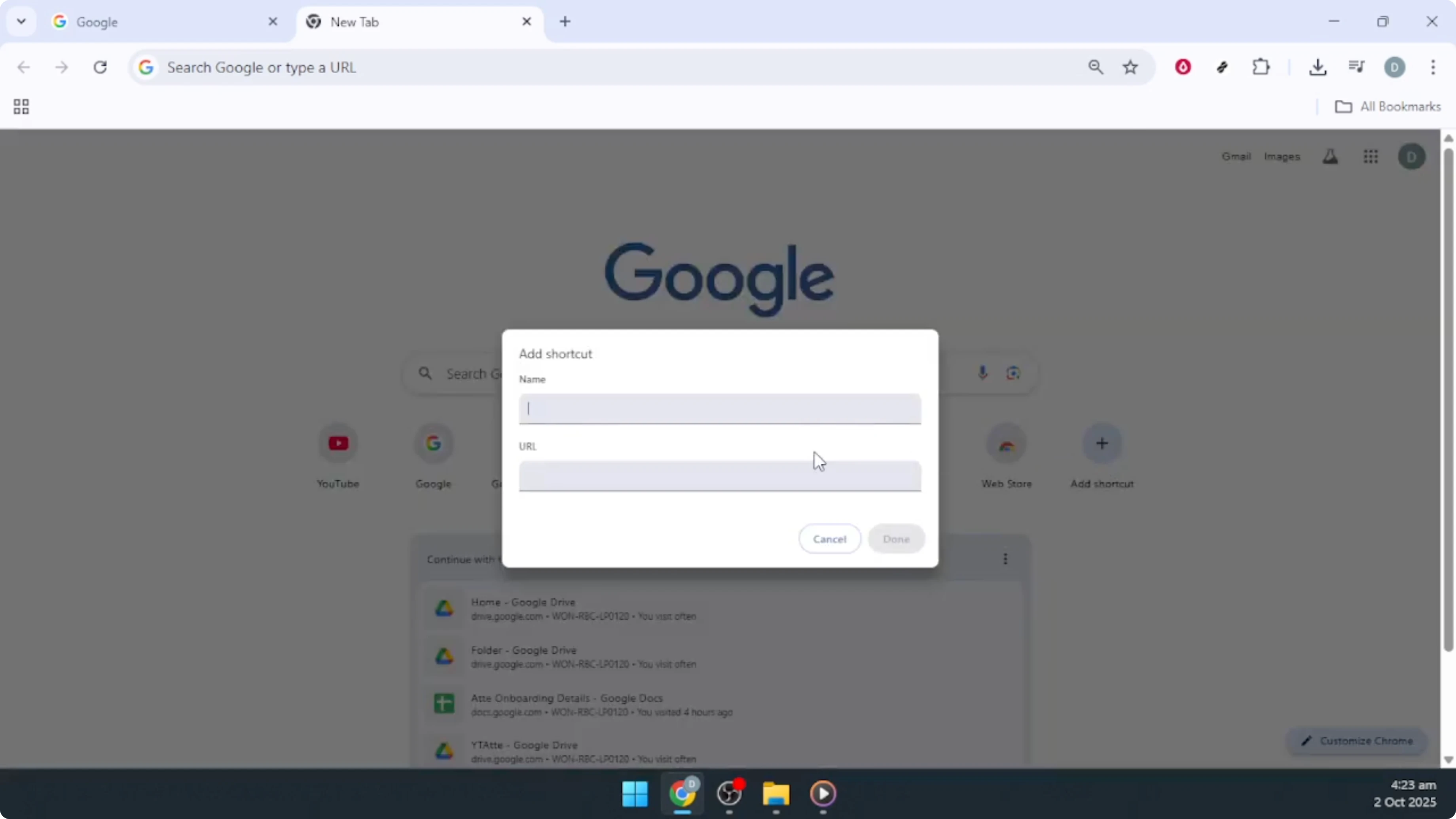 Screenshot from How To Add & Edit Your Google Chrome Homepage Shortcuts [2026 Guide] at 64s