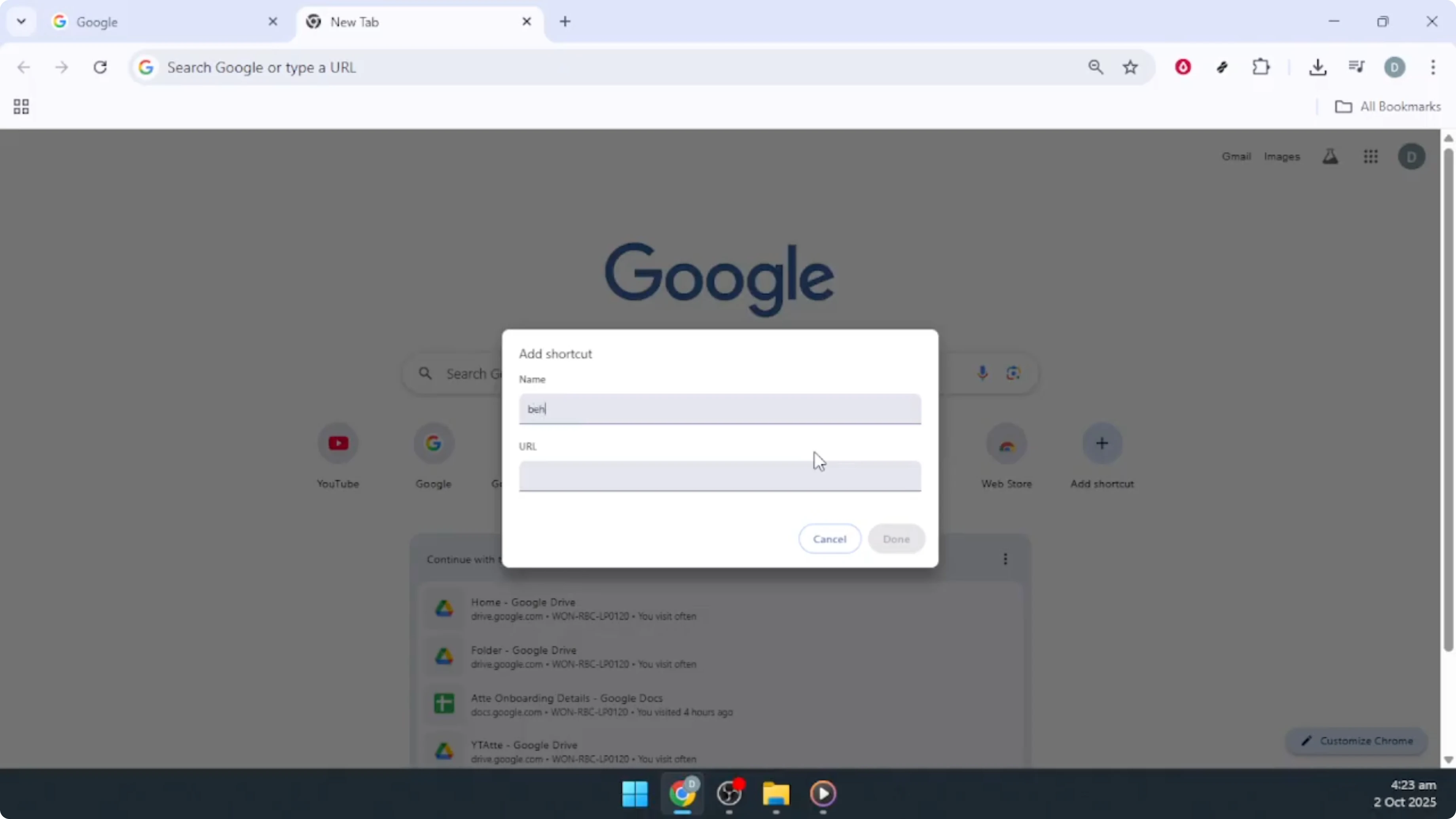 Screenshot from How To Add & Edit Your Google Chrome Homepage Shortcuts [2026 Guide] at 68s