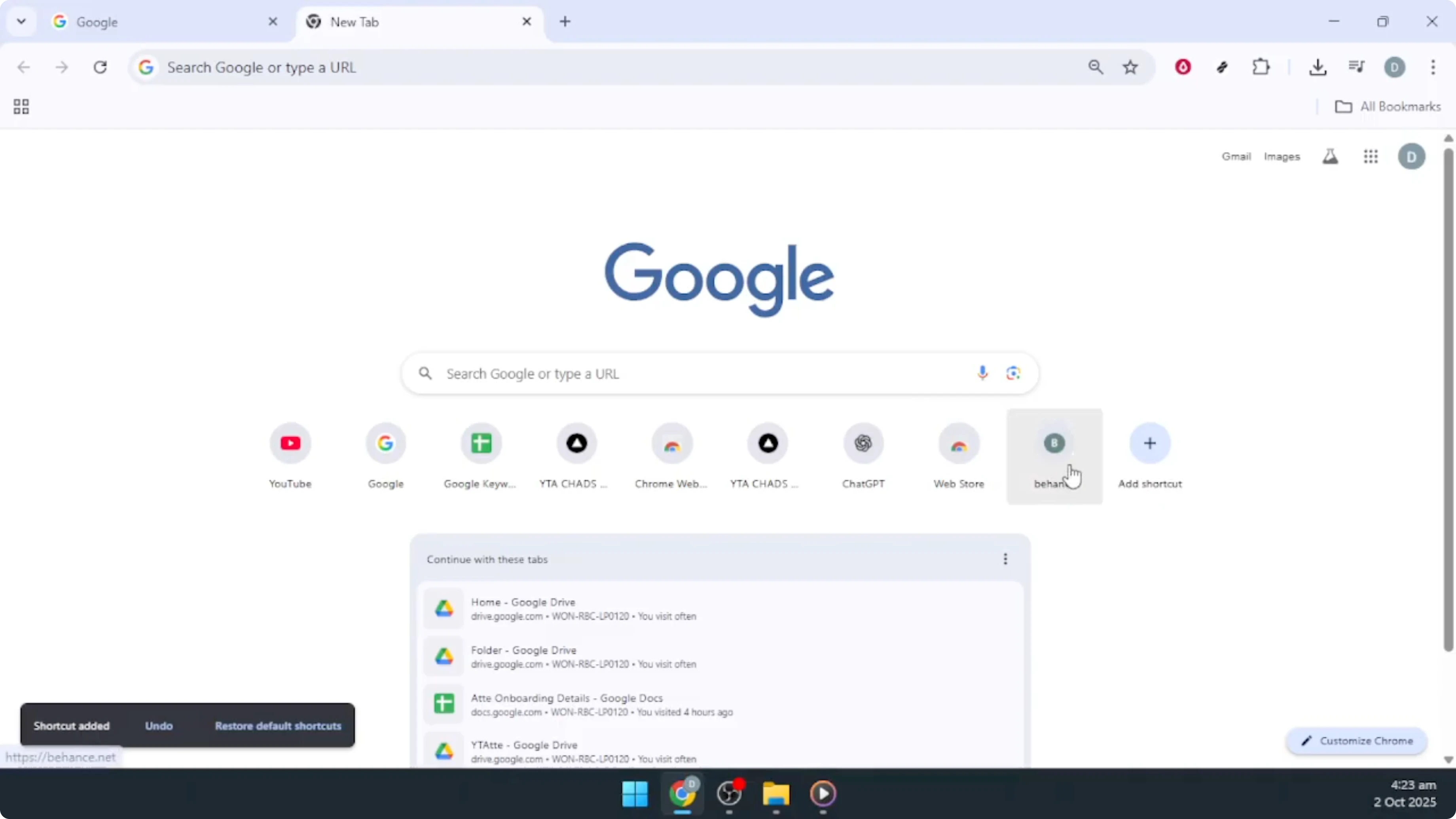 Screenshot from How To Add & Edit Your Google Chrome Homepage Shortcuts [2026 Guide] at 85s