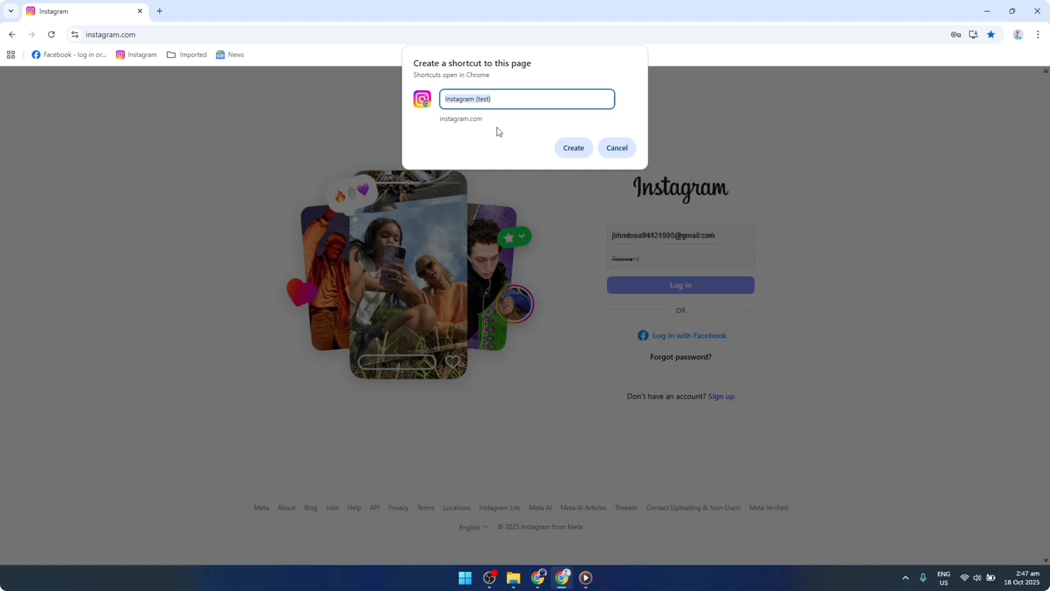 Screenshot from How To Add Instagram Web on Google Chrome [2026 Guide] at 75s