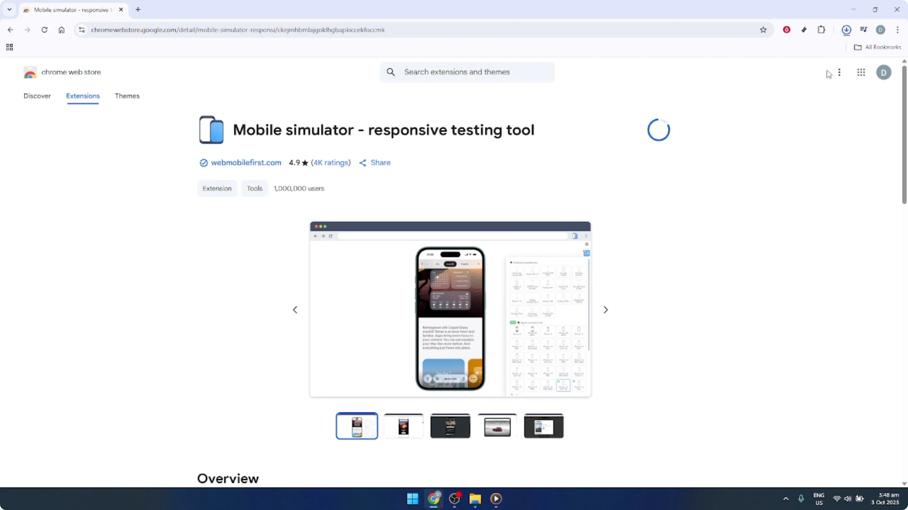 Screenshot from How To Add Mobile View Simulator for Websites in Google Chrome [2026 Guide] at 98s