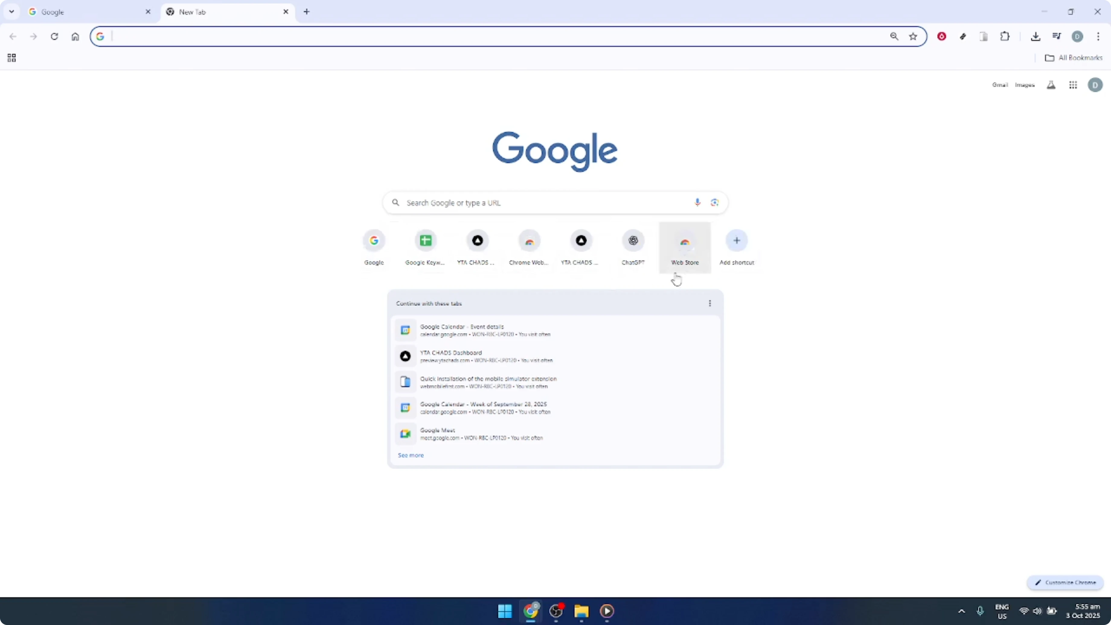 Screenshot from How To Add More Shortcuts On Google Chrome [2026 Guide] at 50s