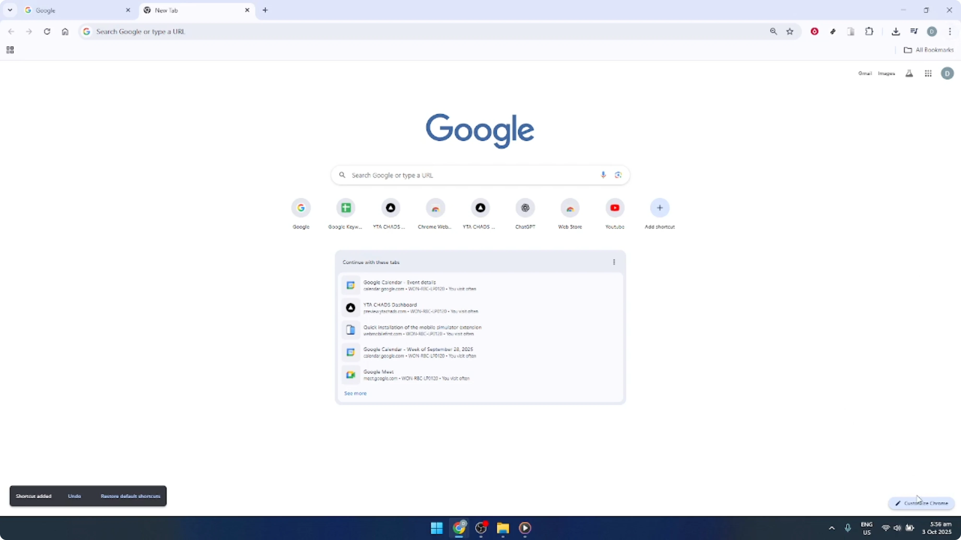 Screenshot from How To Add More Shortcuts On Google Chrome [2026 Guide] at 85s