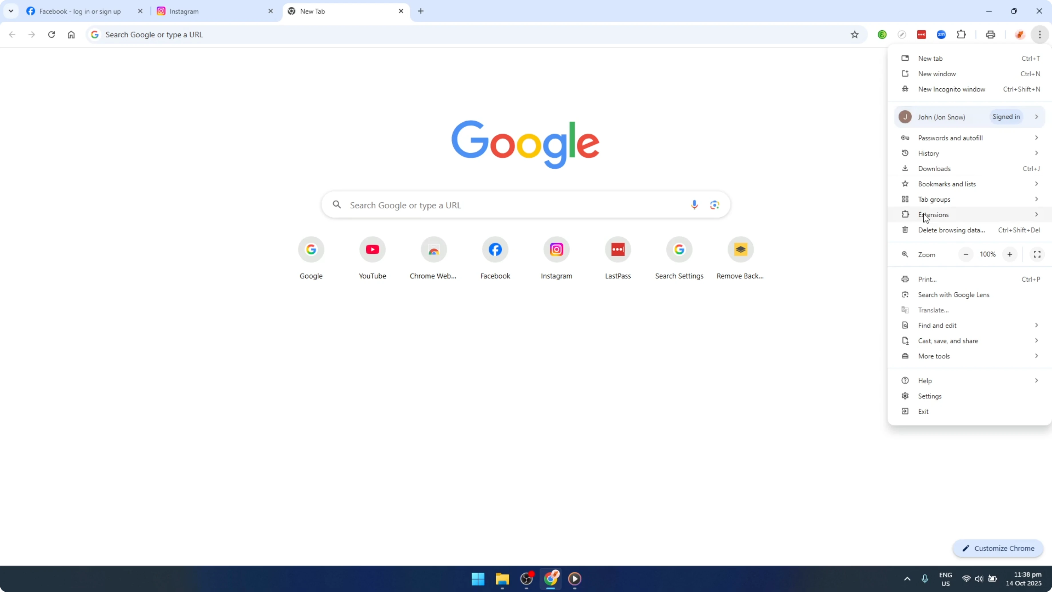 Screenshot from How To Add New Menu Bar on Google Chrome Browser [2026 Guide] at 31s