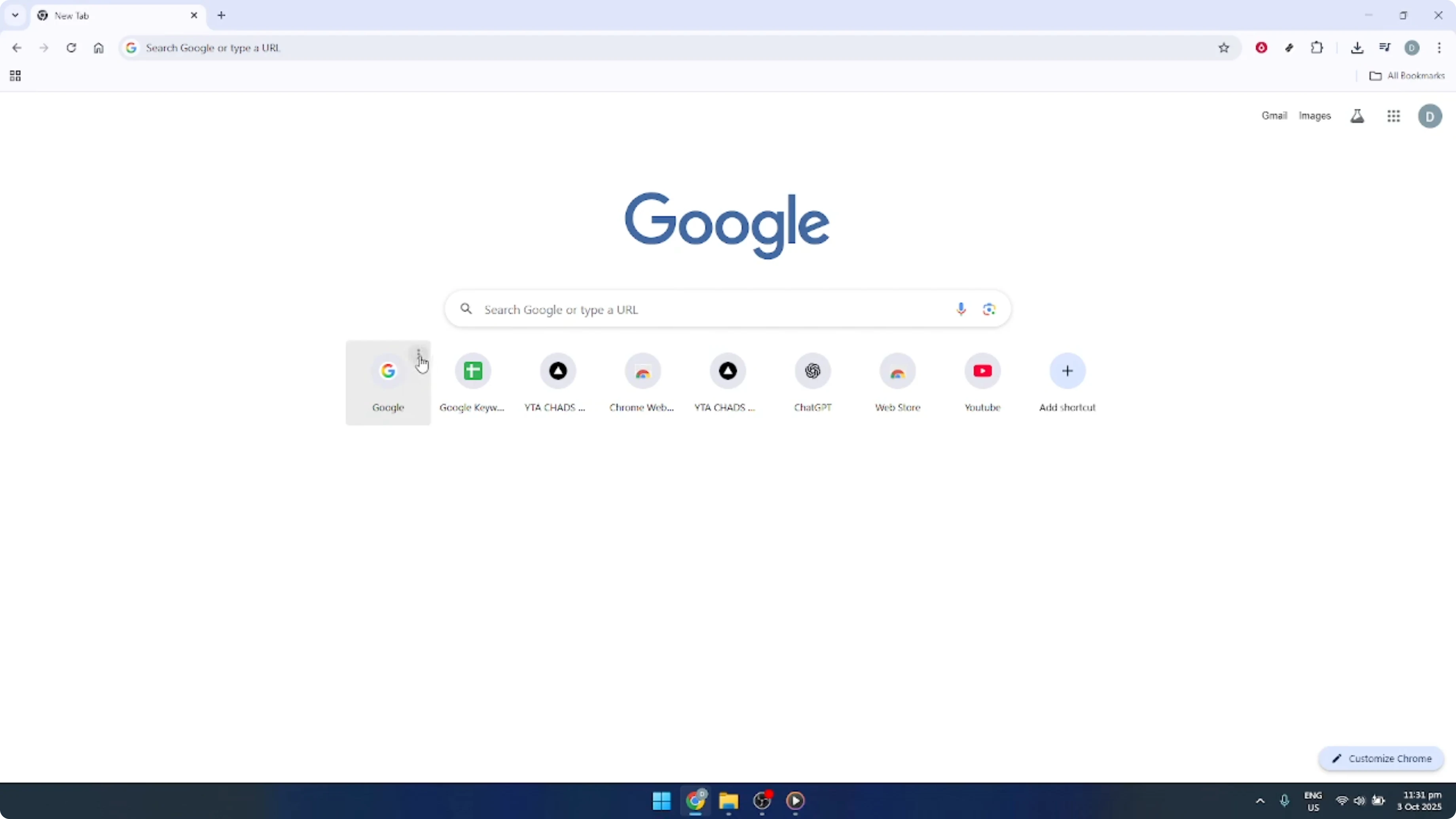 Screenshot from How To Add or Remove Website Shortcuts in Google Chrome [2026 Guide] at 95s