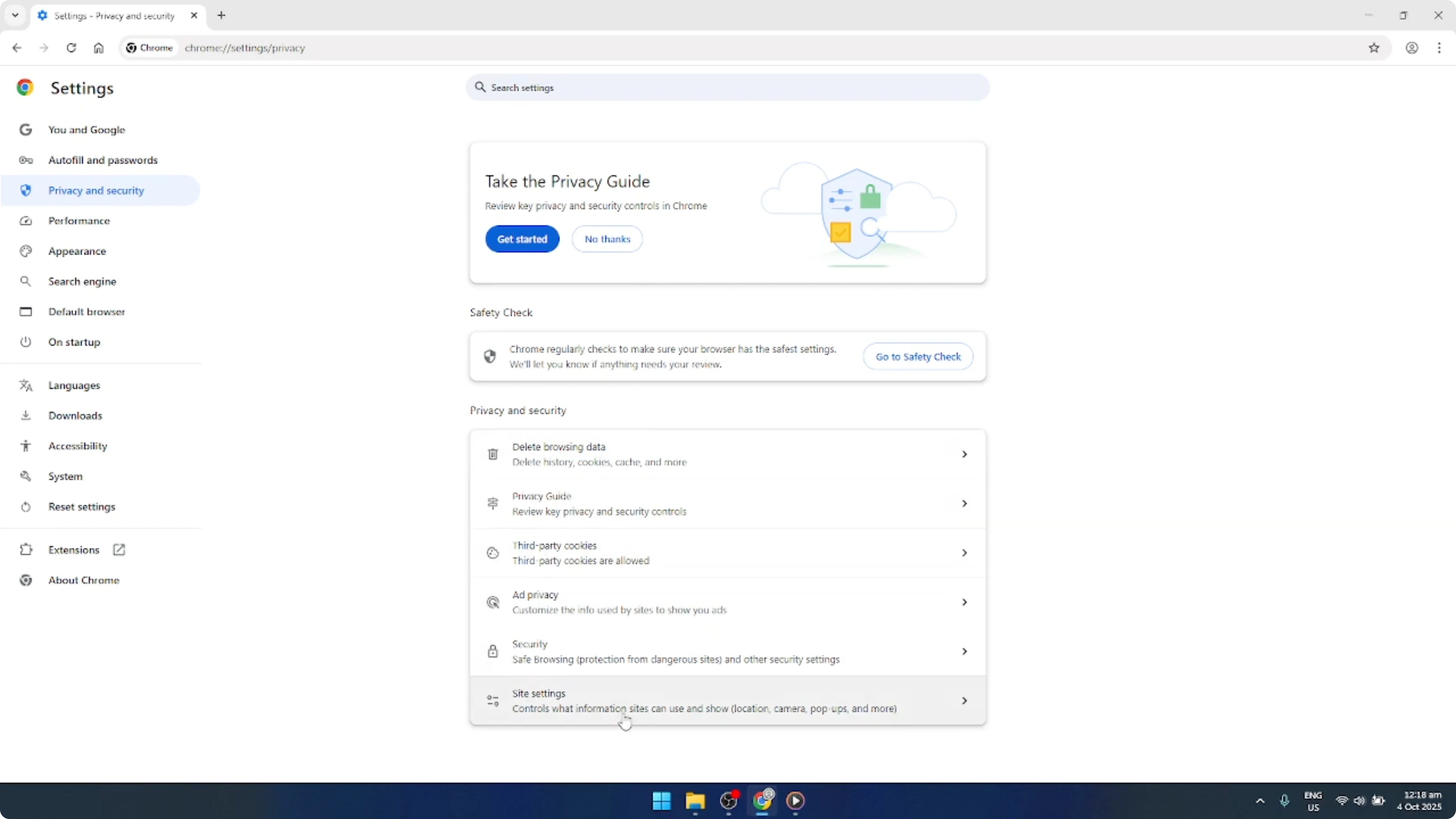 Screenshot from How To Add Trusted Sites in Google Chrome [2026 Guide] at 68s