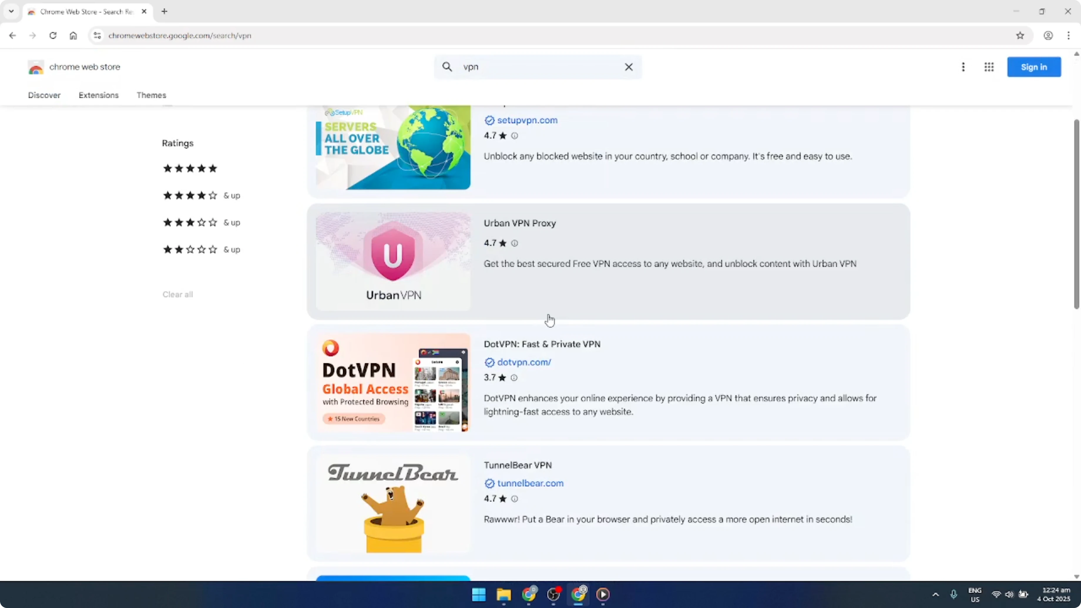 Screenshot from How To Add VPN Extensions To Google Chrome Browser [2026 Guide] at 59s