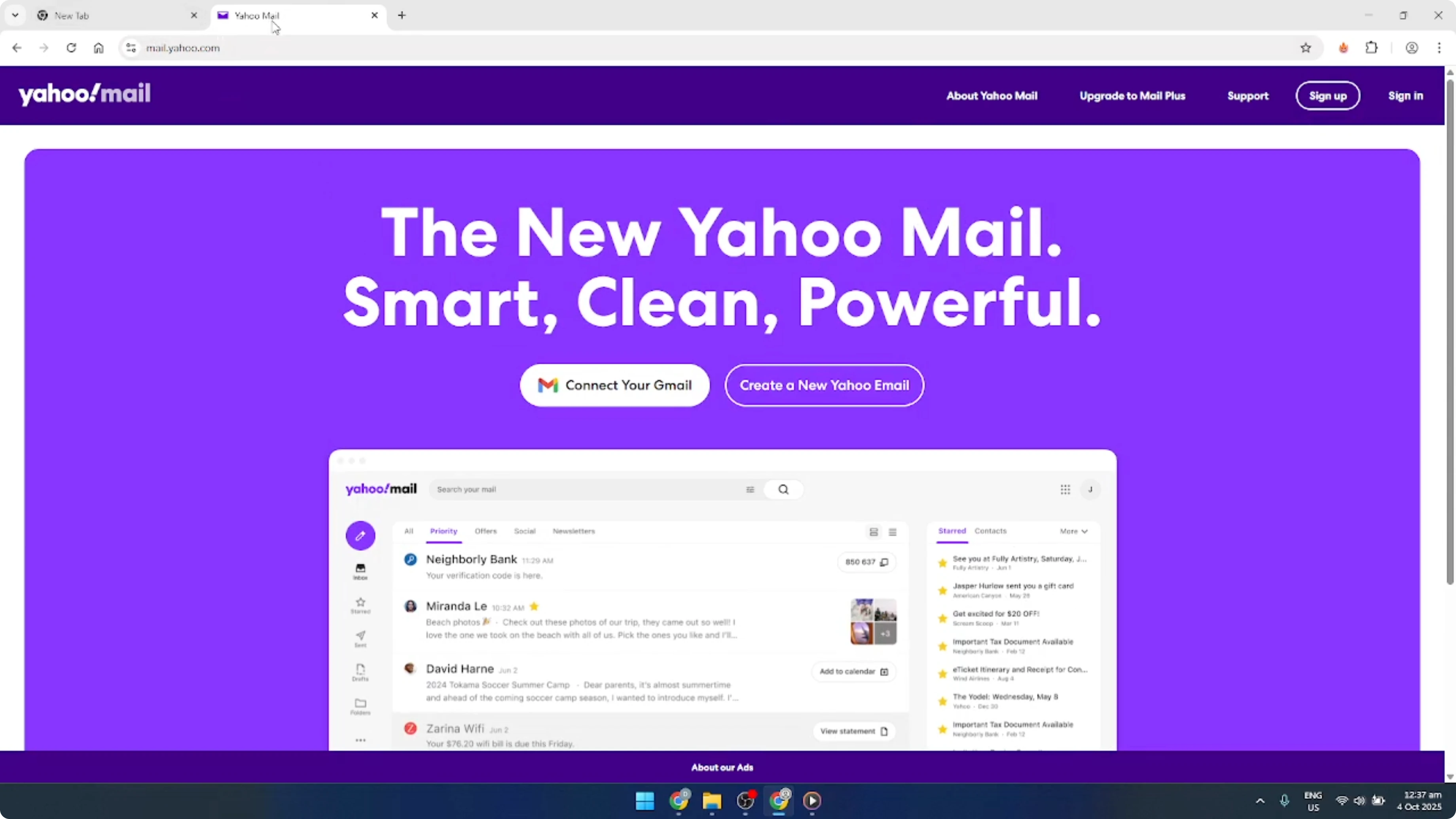 Screenshot from How To Add Yahoo Mail To Google Chrome [2026 Guide] at 122s