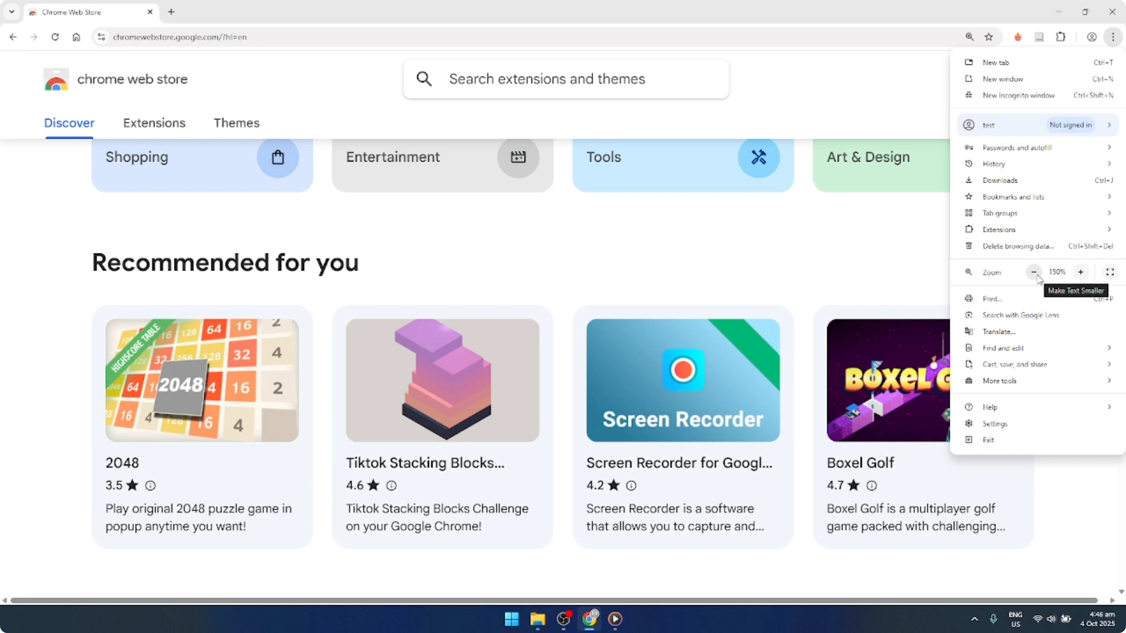 Screenshot from How To Adjust Zoom Levels In Google Chrome [2026 Guide] at 109s