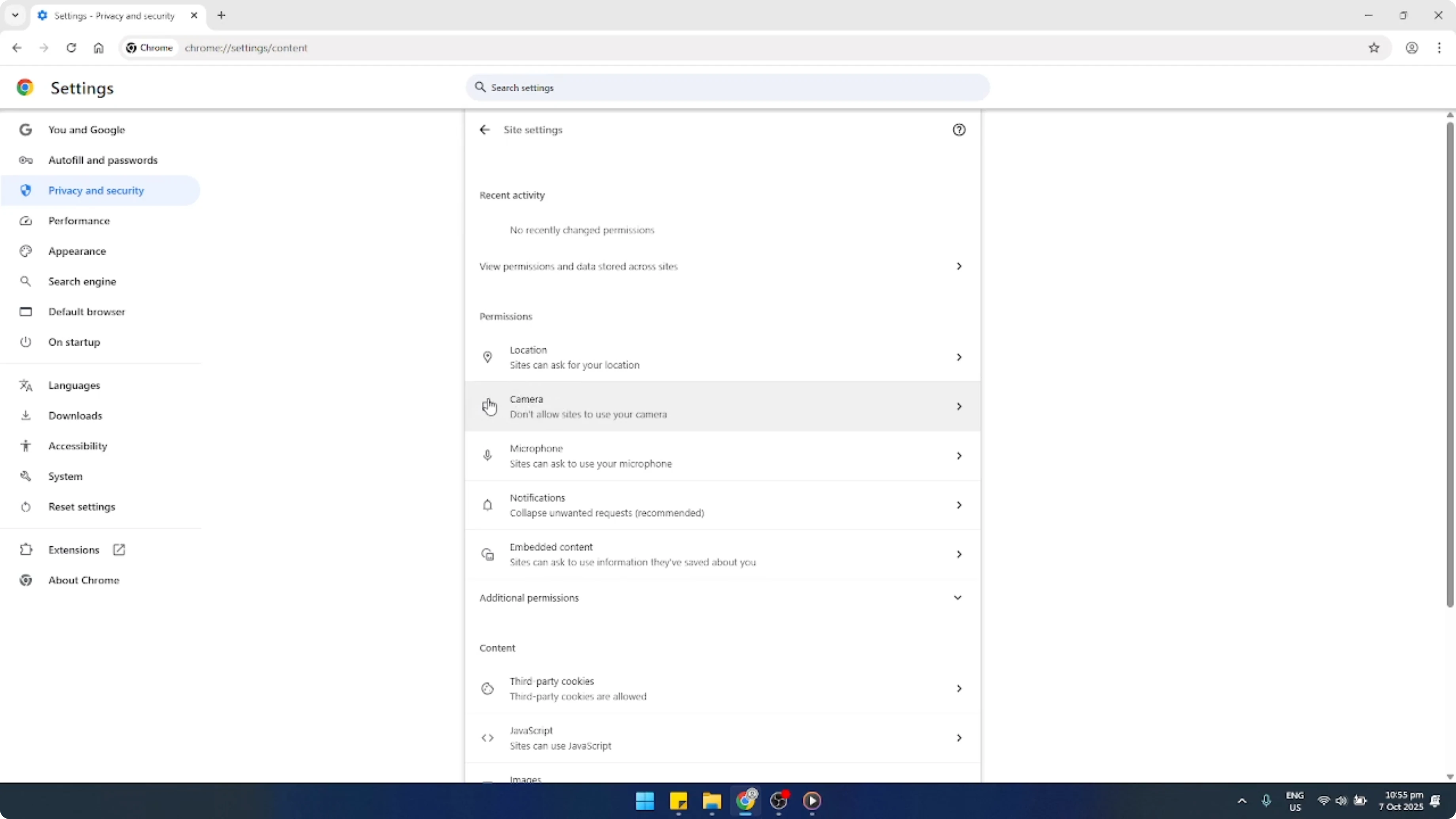 Screenshot from How To Allow or Block Camera Access in Google Chrome [2026 Guide] at 75s