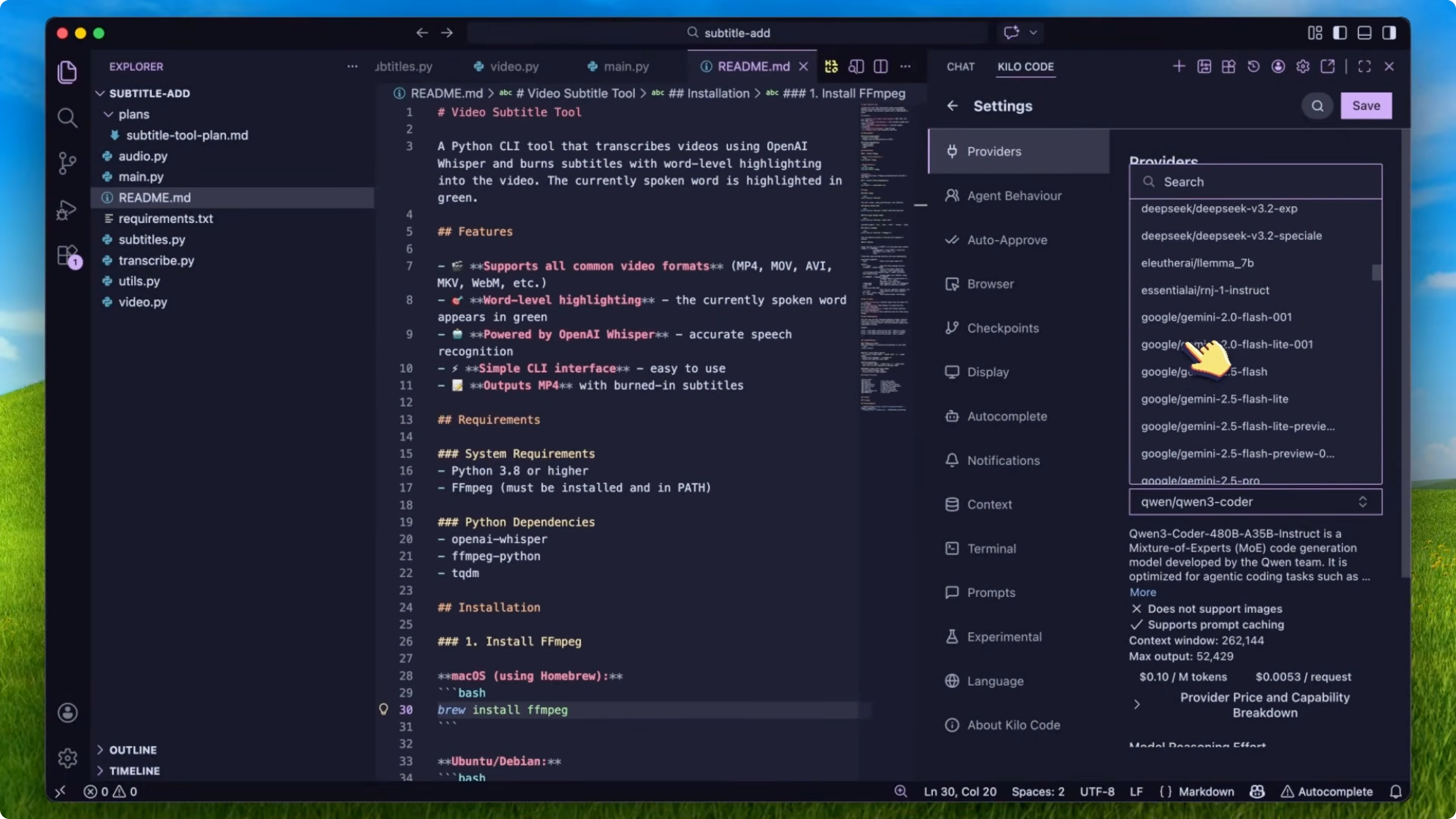 Screenshot from Is Amp Code Extension Ending? Your Next Best Alternative at 219s