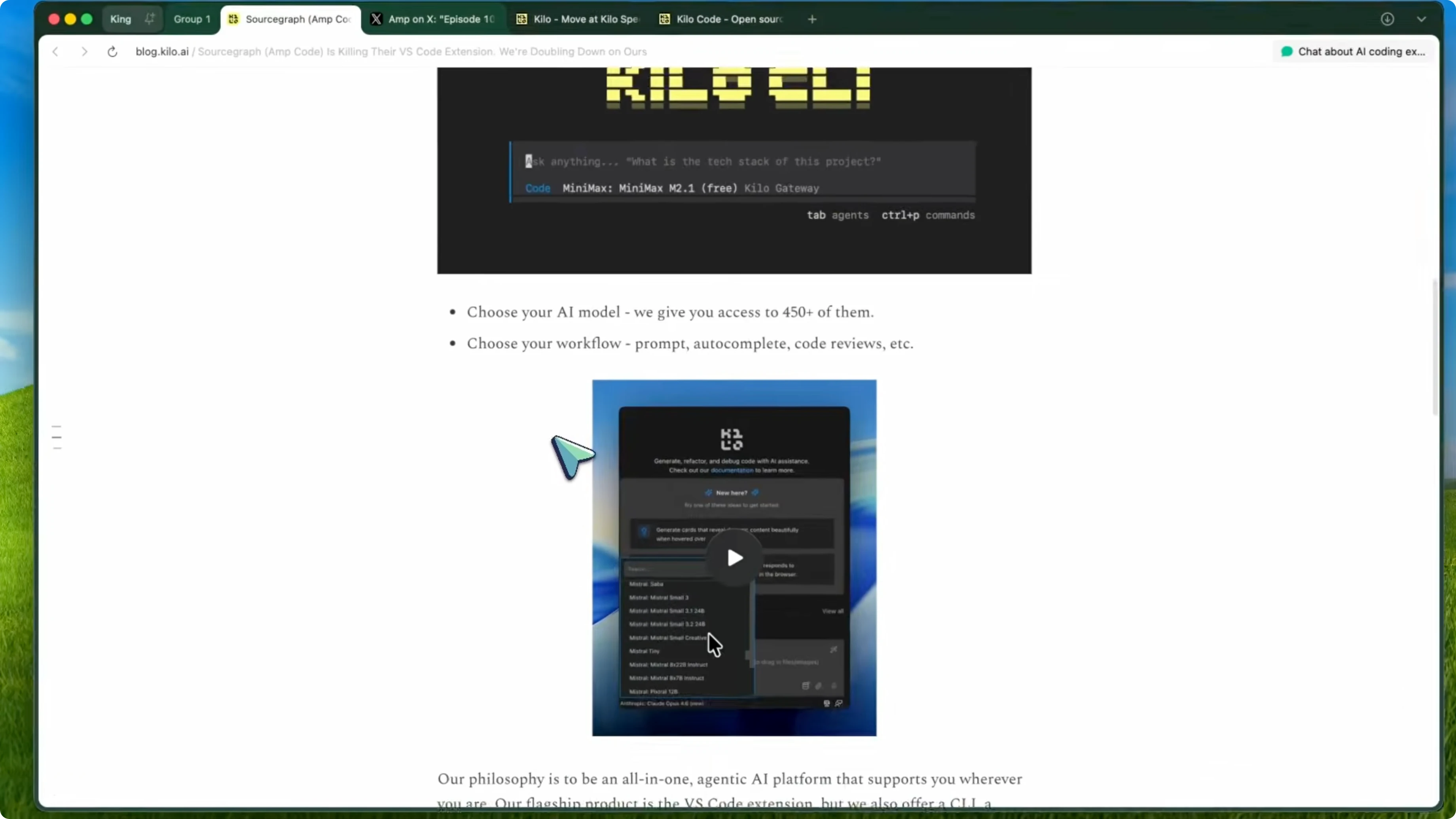 Screenshot from Is Amp Code Extension Ending? Your Next Best Alternative at 243s