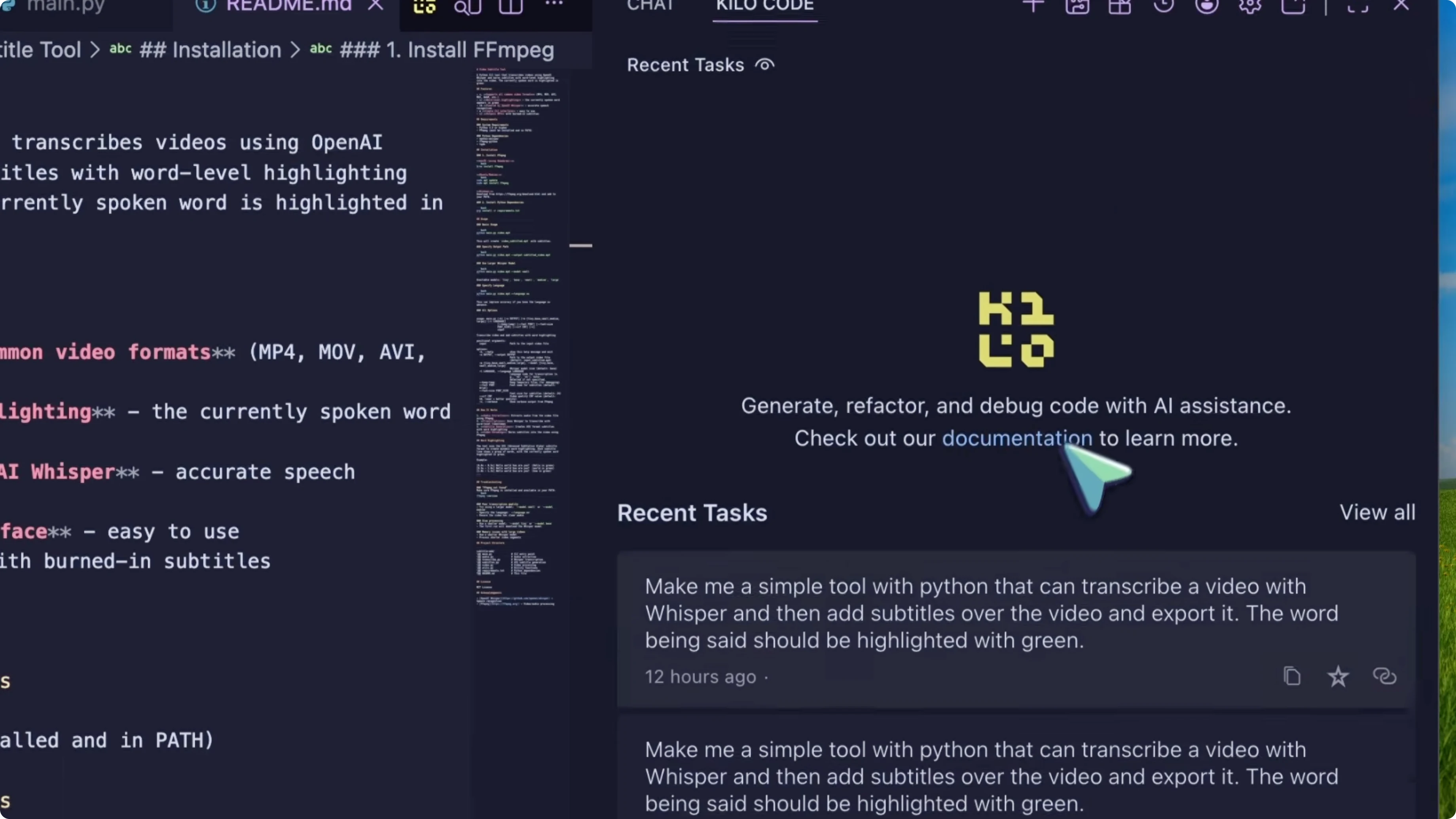 Screenshot from Is Amp Code Extension Ending? Your Next Best Alternative at 269s