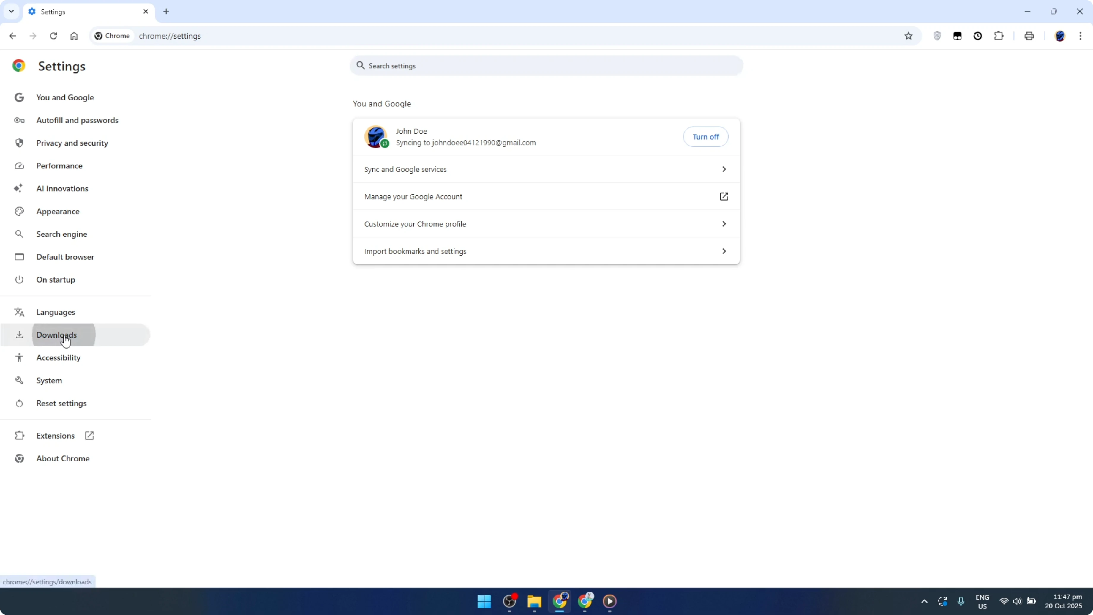 Screenshot from How To Automatically Open Downloads in Google Chrome [2026 Guide] at 75s