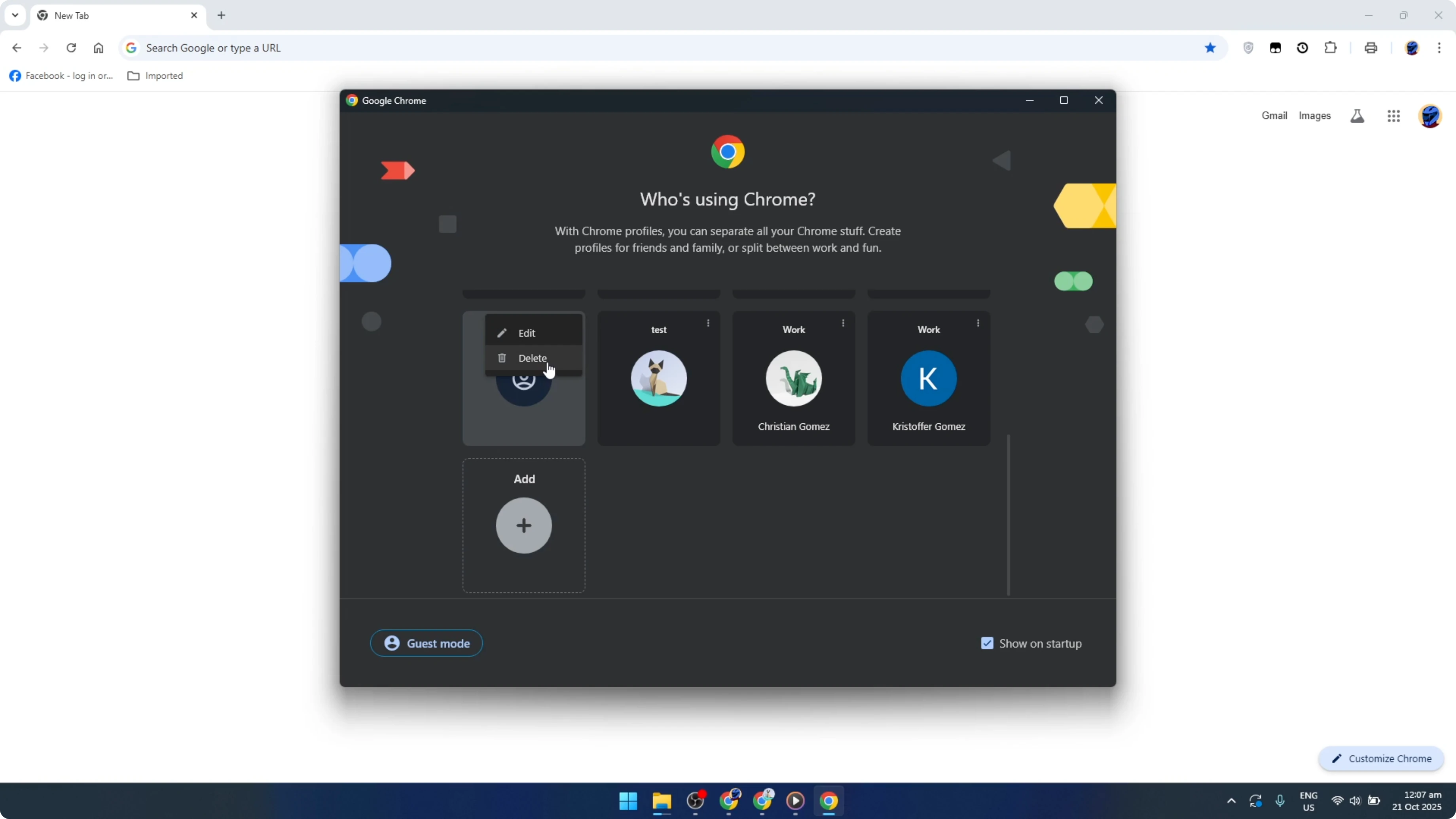 Screenshot from How To Backup And Remove A Google Chrome Profile On Windows [2026 Guide] at 127s