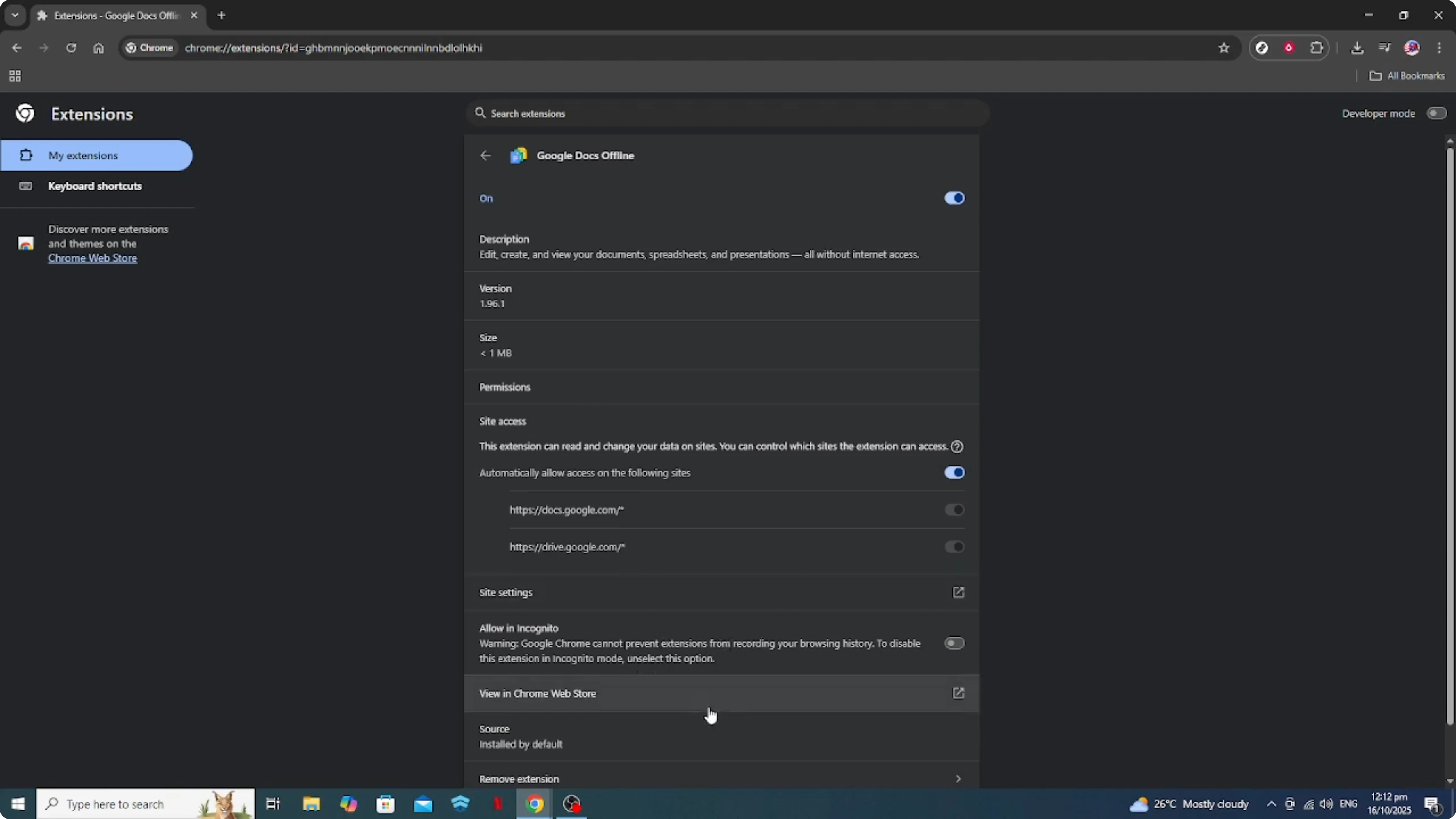 Screenshot from How To Block All Extensions on Google Chrome and Allow Specific Ones [2026 Guide] at 117s