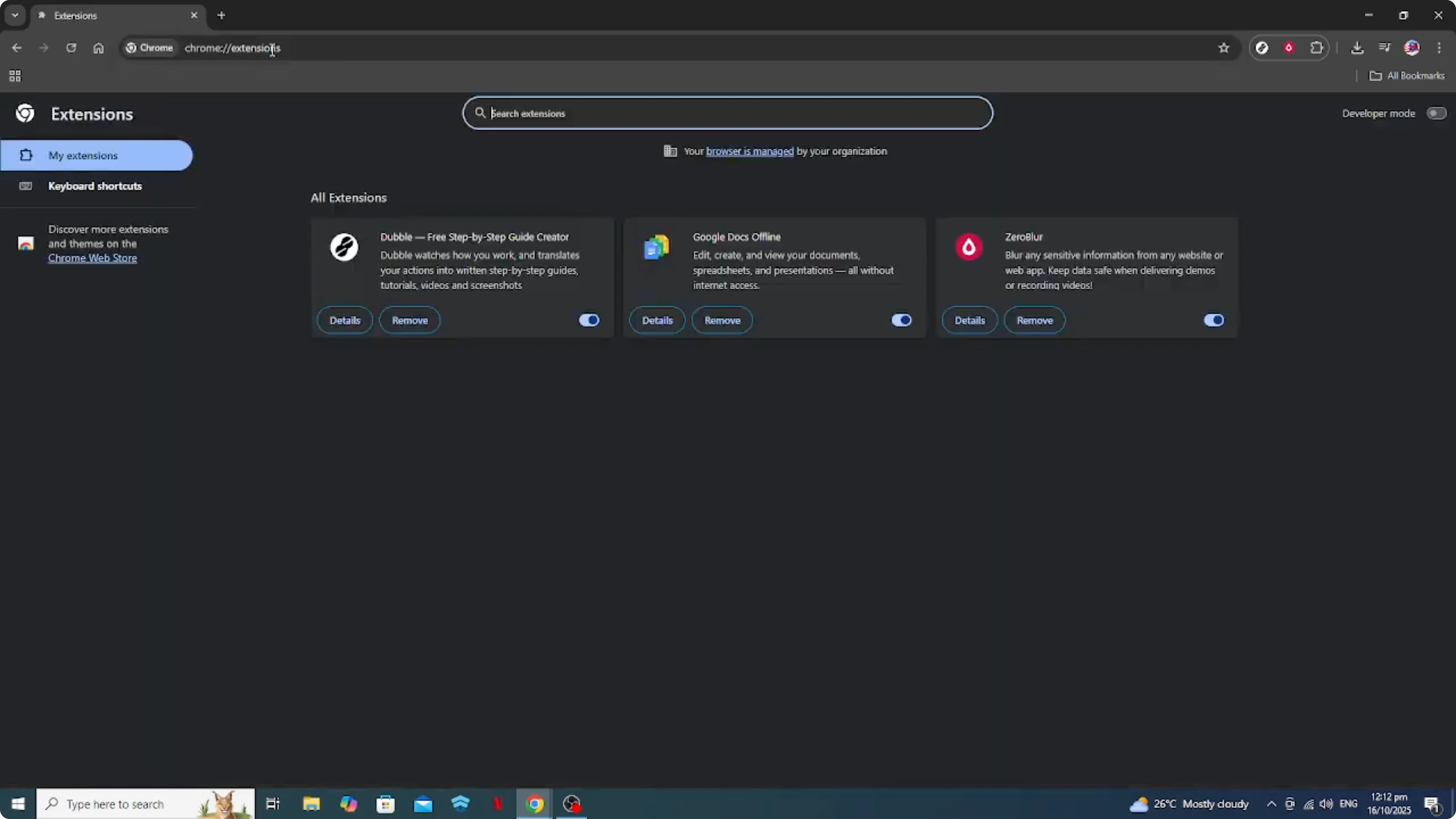 Screenshot from How To Block All Extensions on Google Chrome and Allow Specific Ones [2026 Guide] at 32s