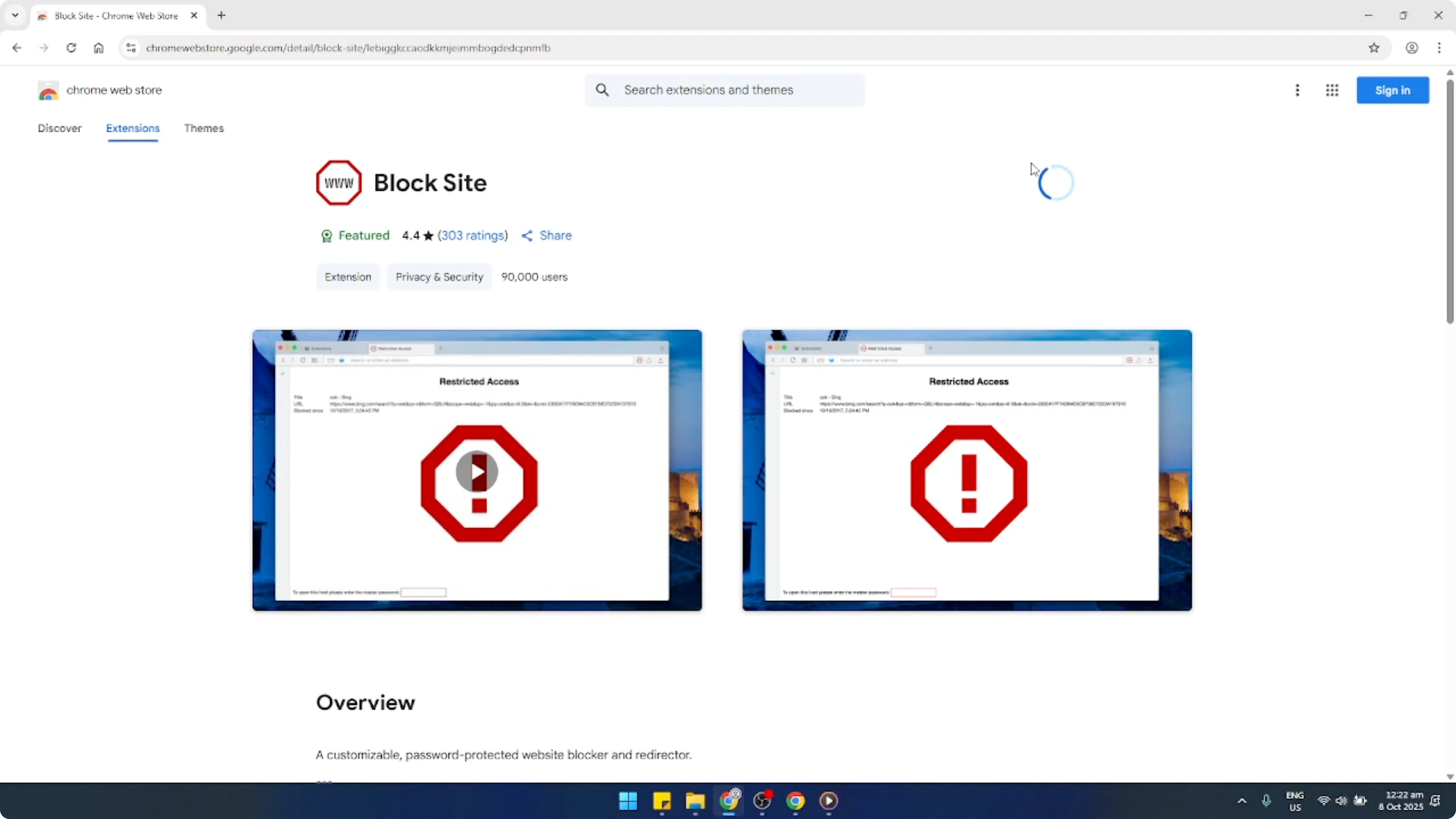 Screenshot from How To Block Facebook and Instagram on Google Chrome [2026 Guide] at 62s
