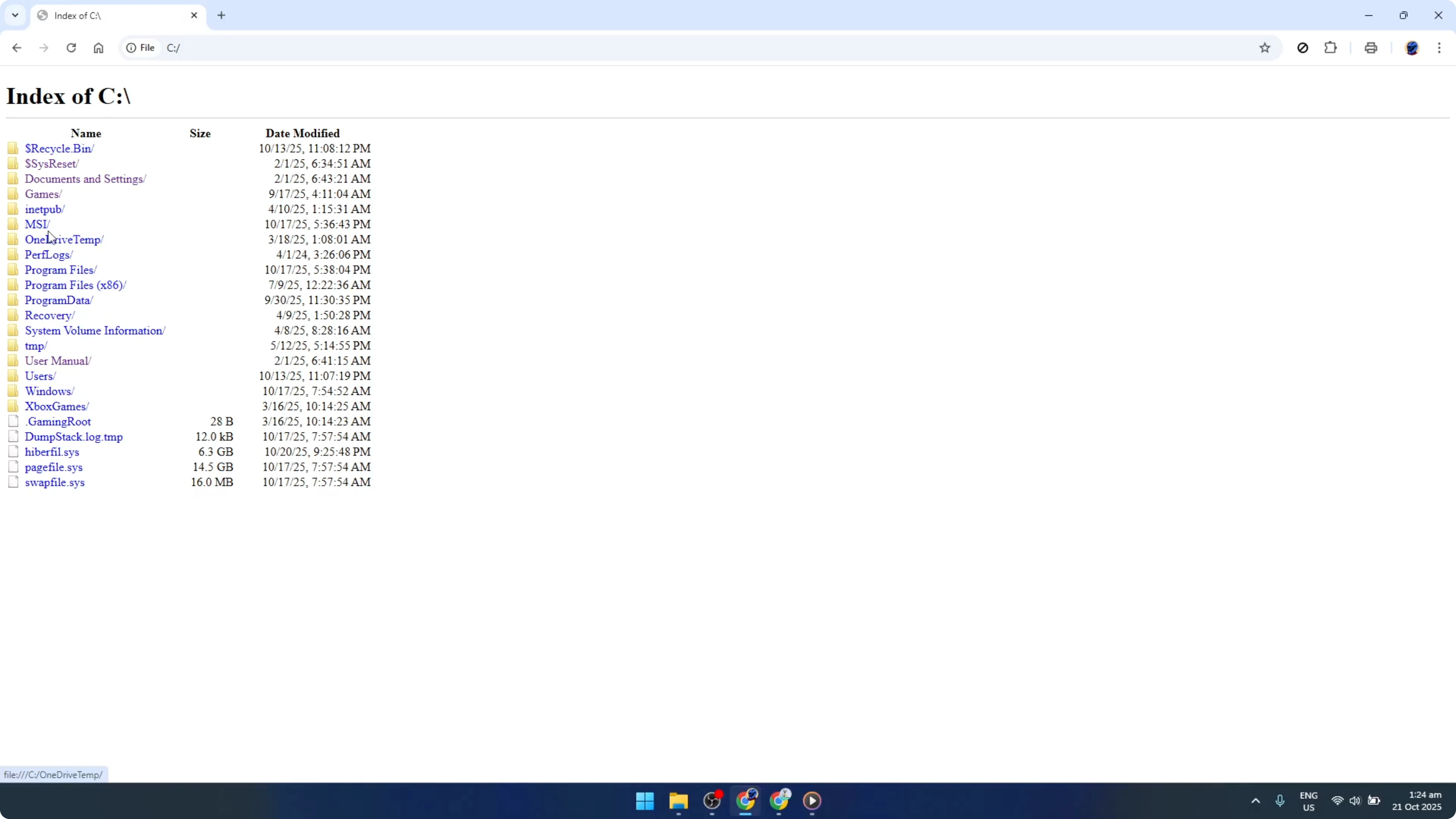 Screenshot from How To Browse and Open Folders and Files with Google Chrome at 121s
