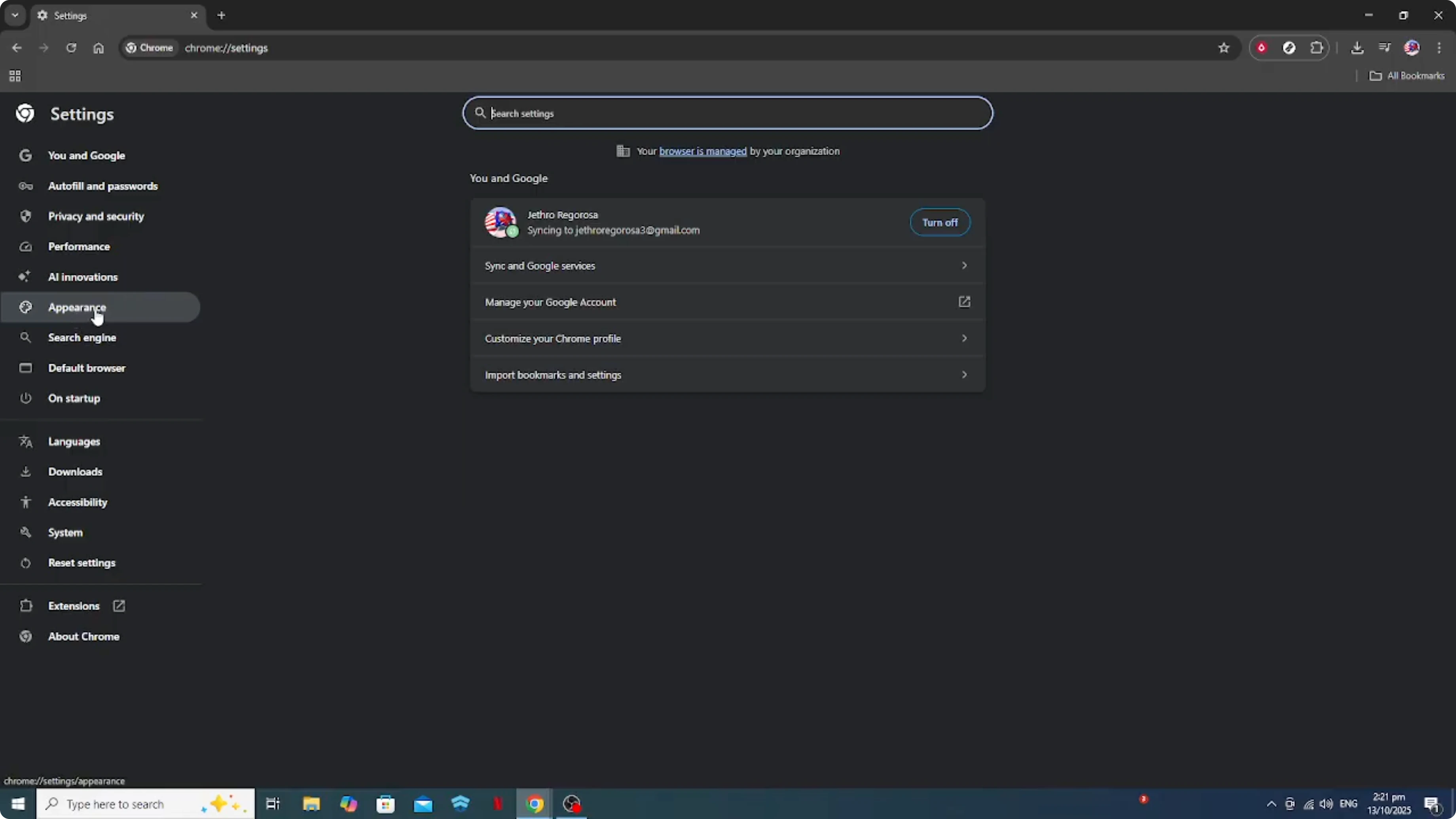 Screenshot from How To Change The Default Font Style in Google Chrome [2026 Guide] at 52s