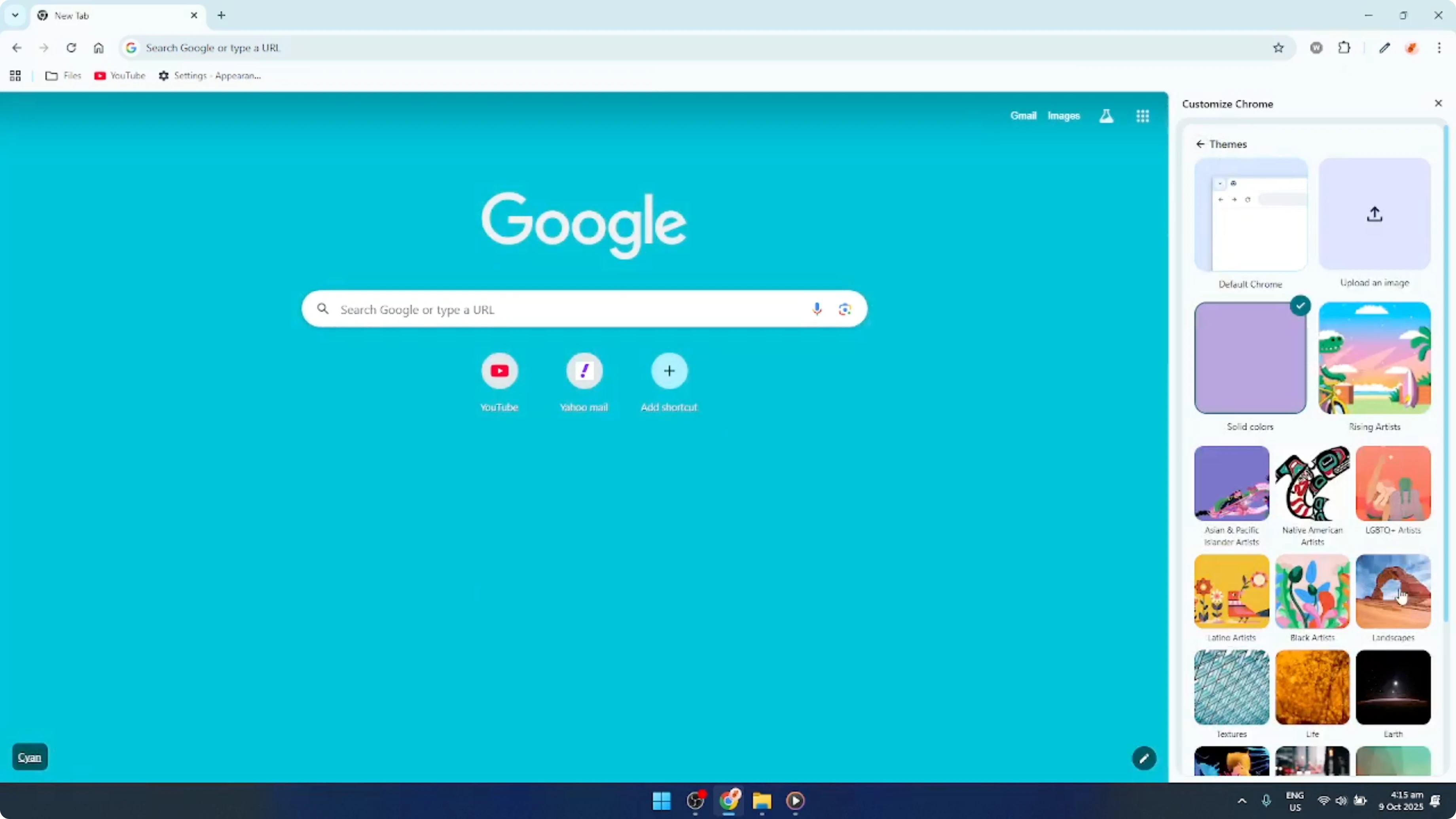 Screenshot from How To Change Google Chrome Background [2026 Guide] at 76s
