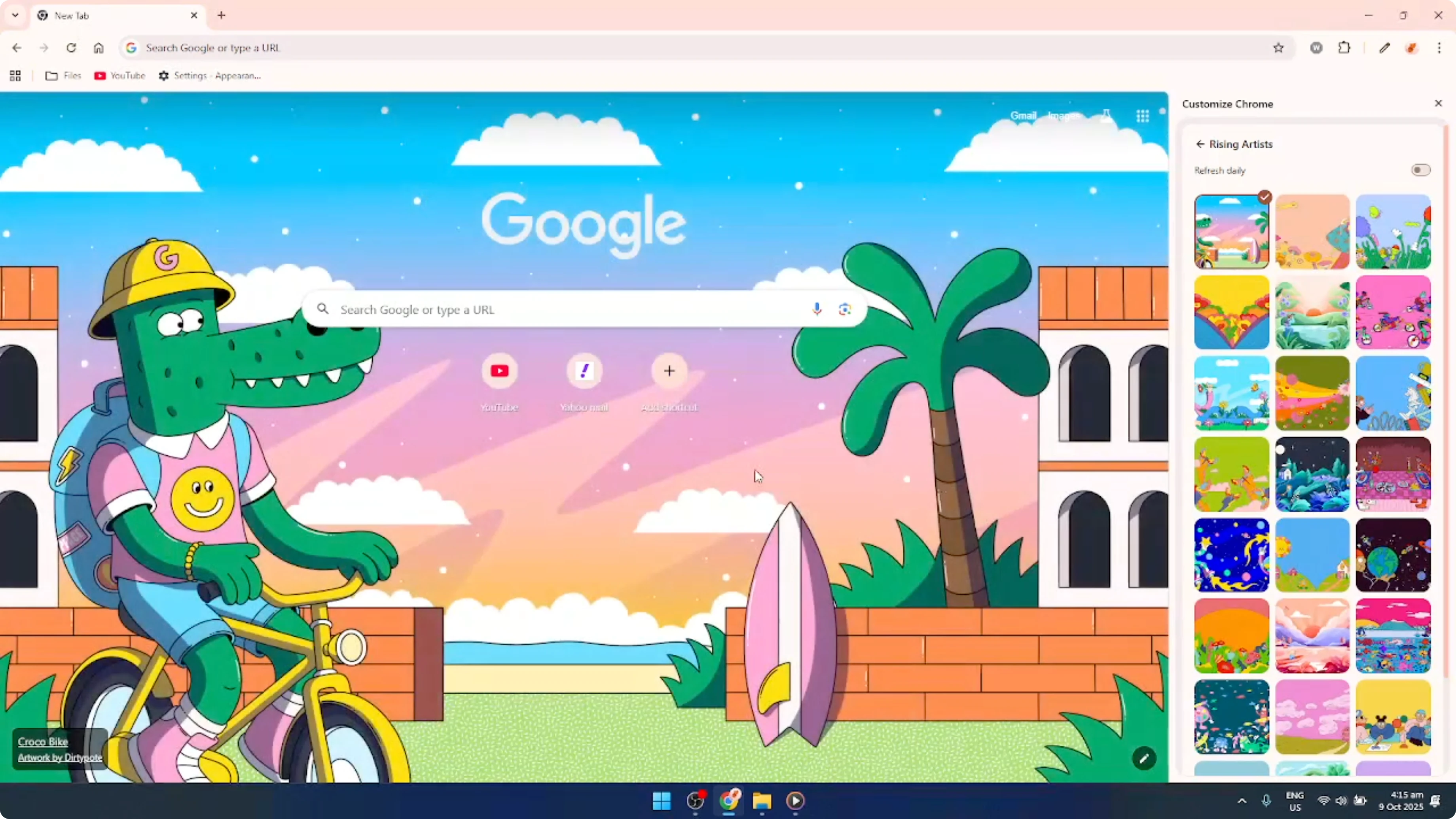Screenshot from How To Change Google Chrome Background [2026 Guide] at 96s