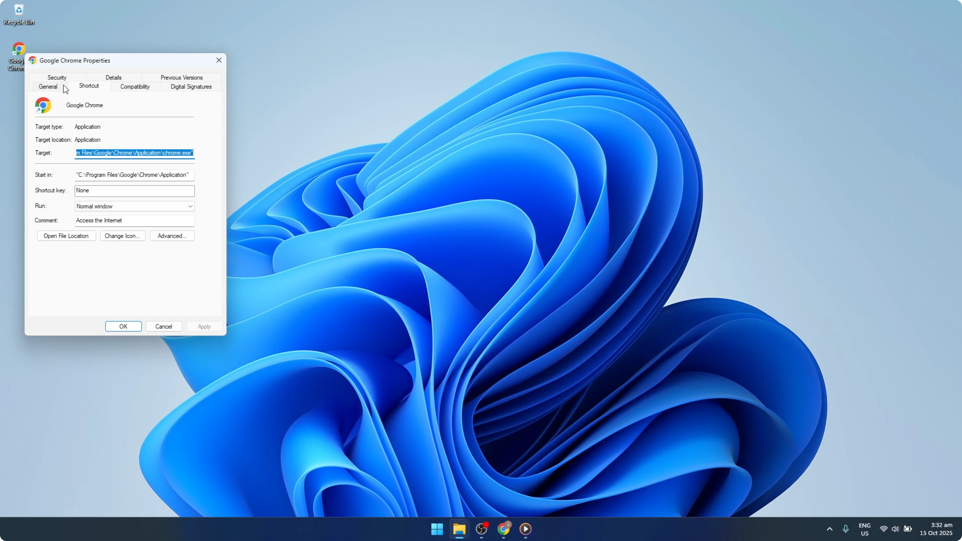 Screenshot from How To Change The Icon of Google Chrome [2026 Guide] at 49s