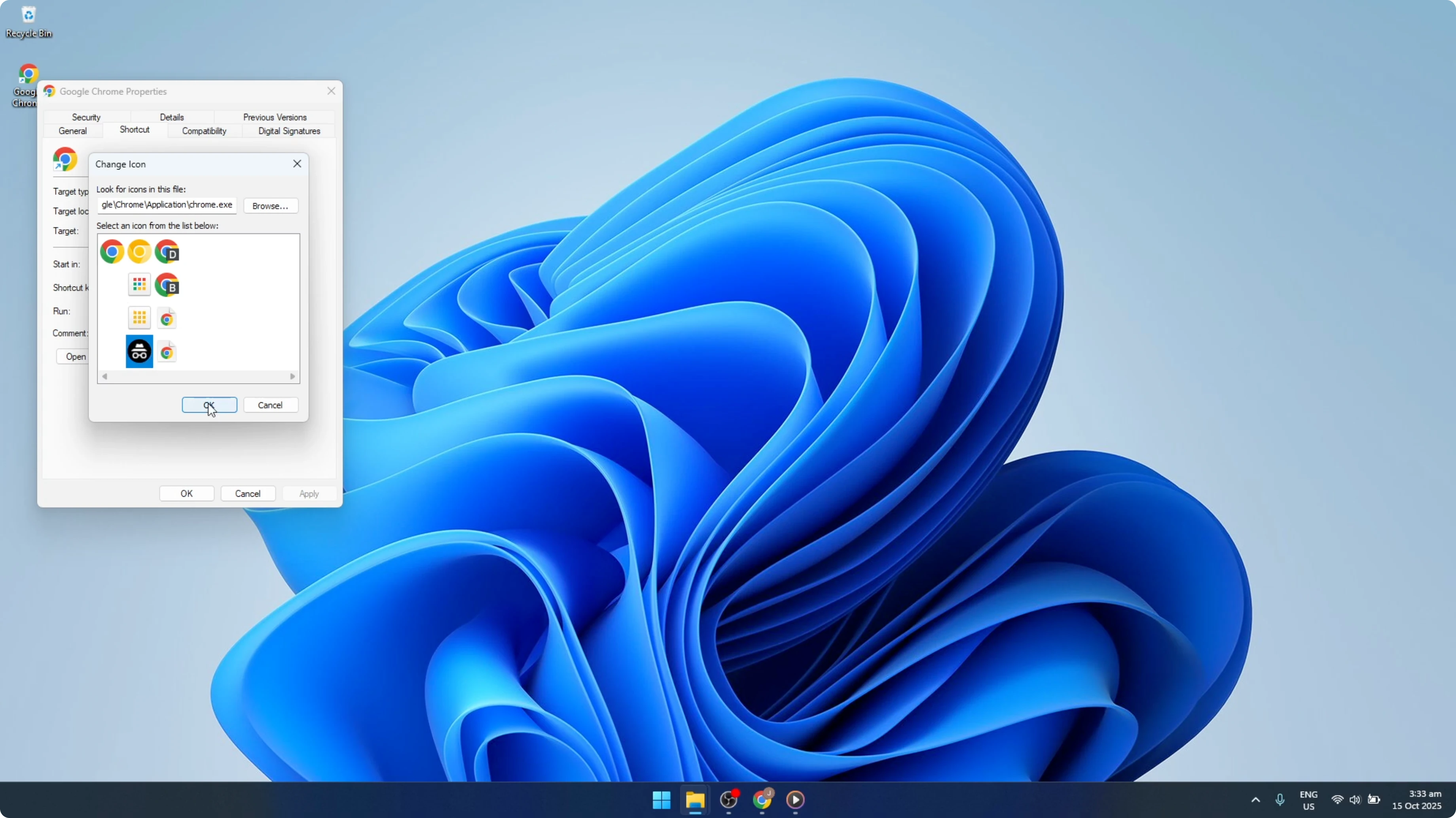 Screenshot from How To Change The Icon of Google Chrome [2026 Guide] at 84s