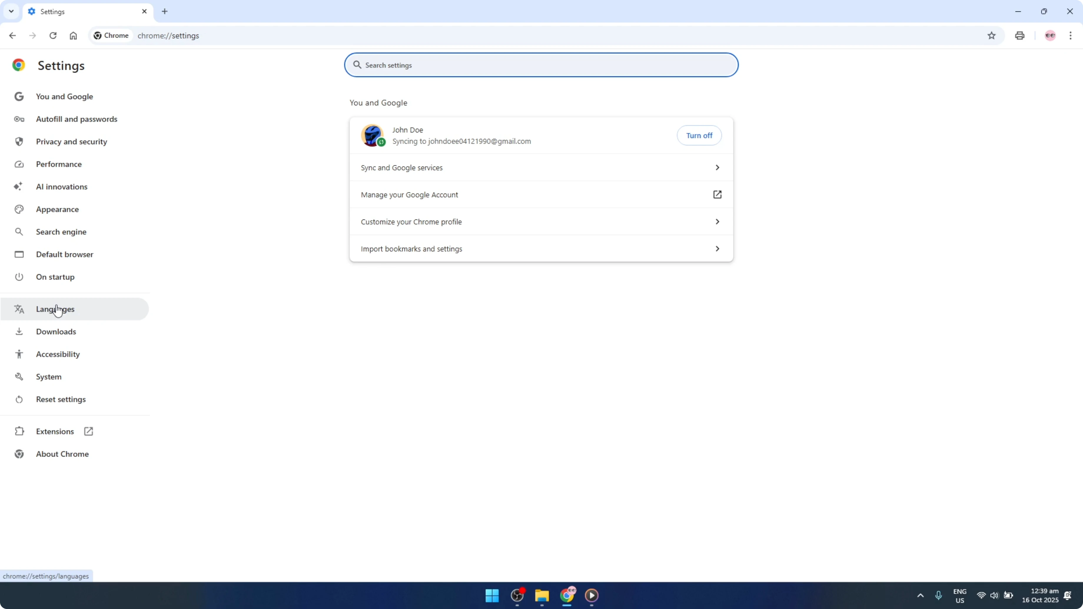 Screenshot from How To Change Google Chrome Language Back to English [2026 Guide] at 68s