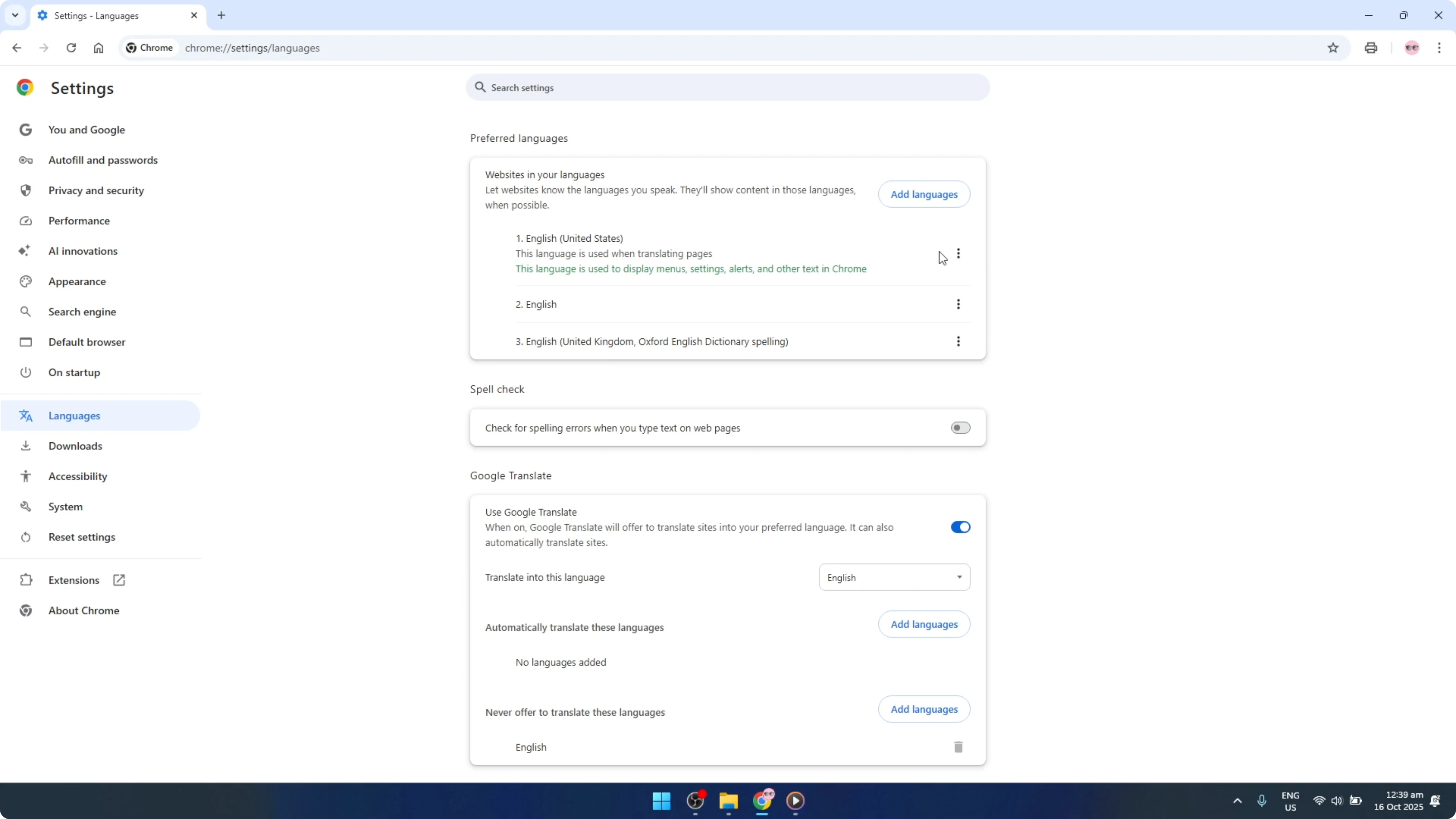Screenshot from How To Change Google Chrome Language Back to English [2026 Guide] at 94s