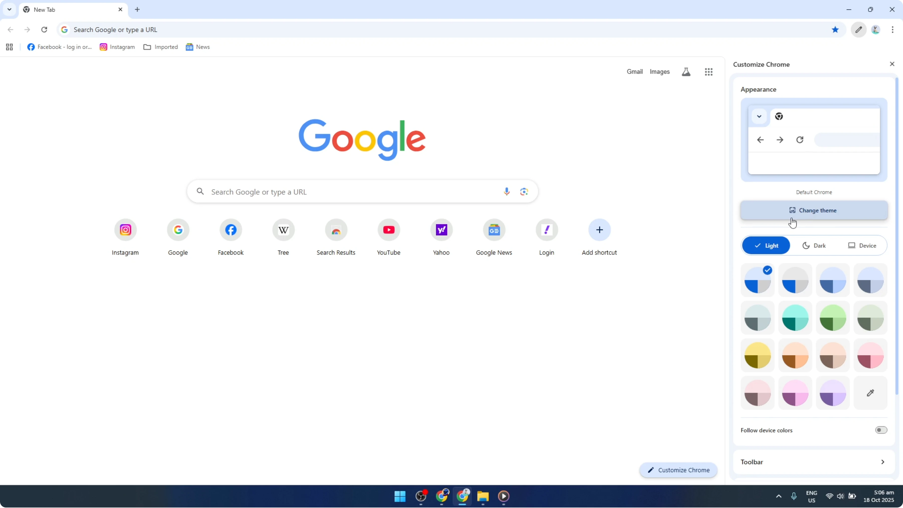 Screenshot from How To Change Your Google Chrome Background Into A Moving Or GIF Background [2026 Guide] at 42s