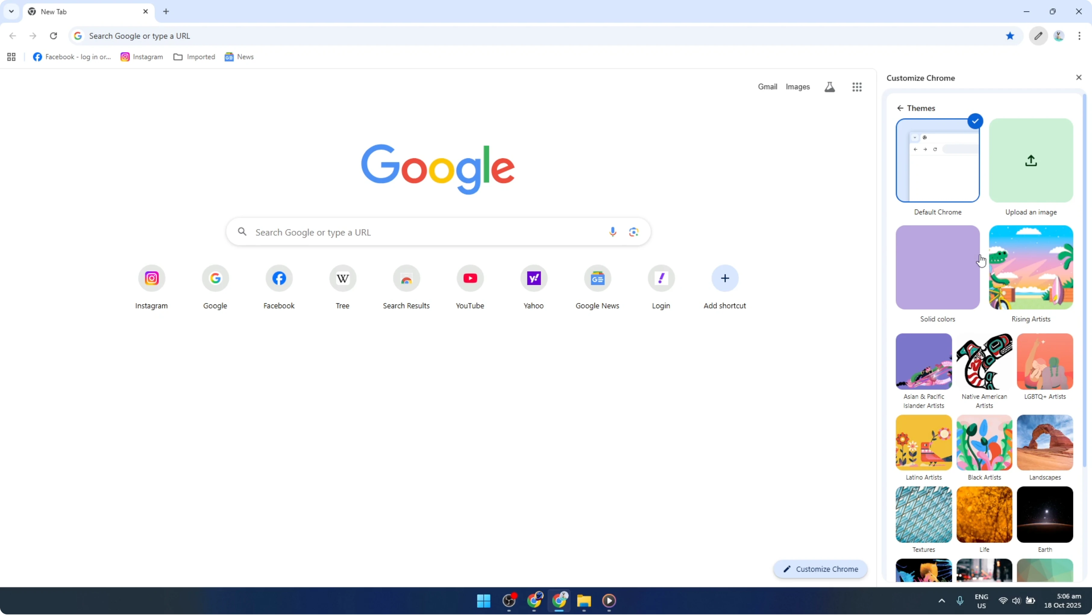 Screenshot from How To Change Your Google Chrome Background Into A Moving Or GIF Background [2026 Guide] at 55s