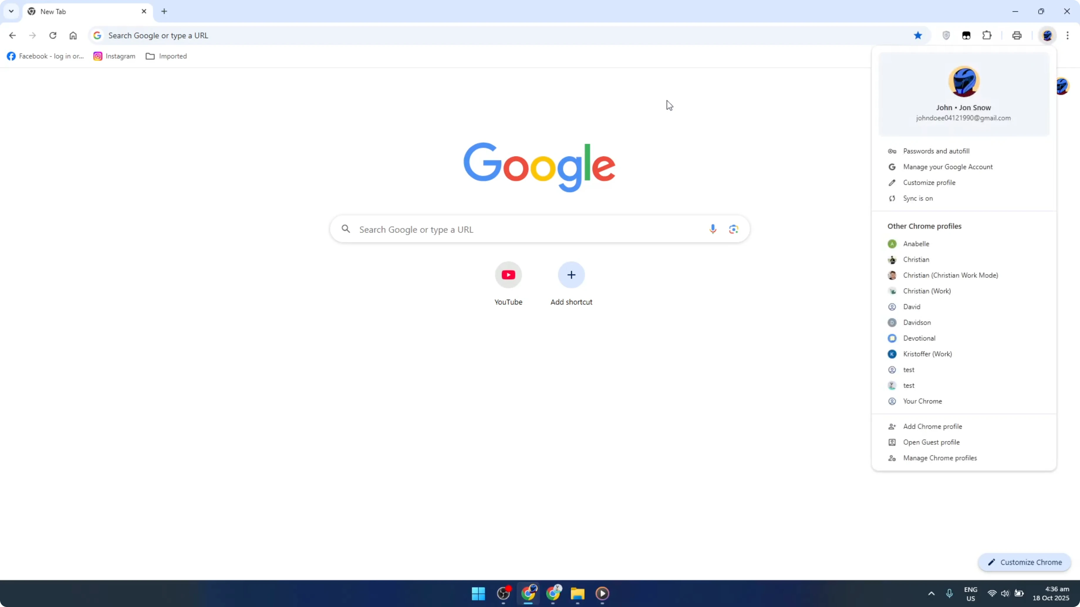 Screenshot from How To Change Google Chrome Profile Picture [2026 Guide] at 108s