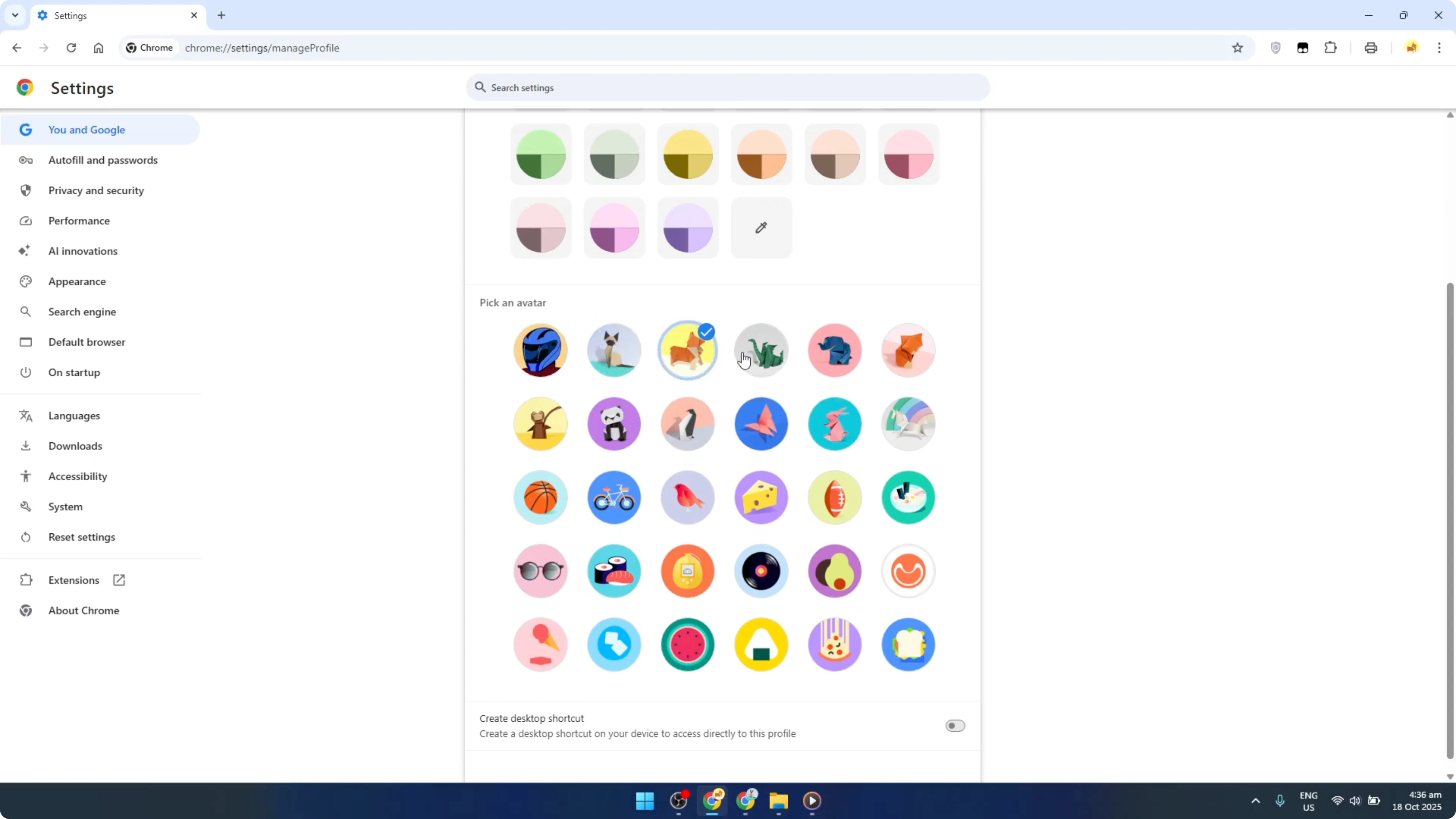 Screenshot from How To Change Google Chrome Profile Picture [2026 Guide] at 76s