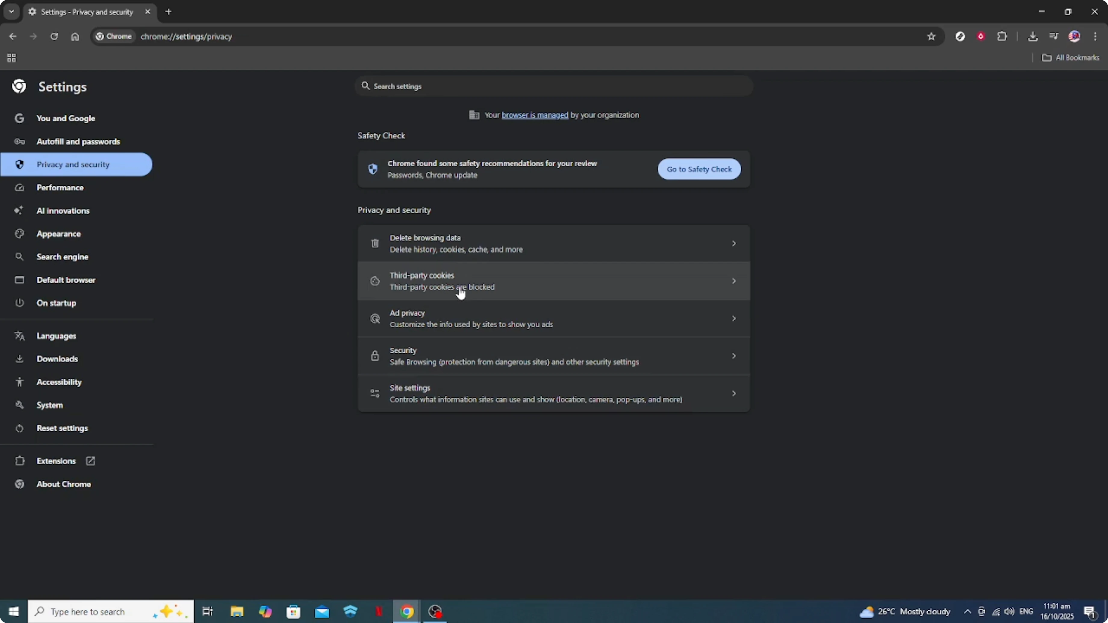 Screenshot from How To Change and Properly Set Your Google Chrome Security and Privacy Settings [2026 Guide] at 78s