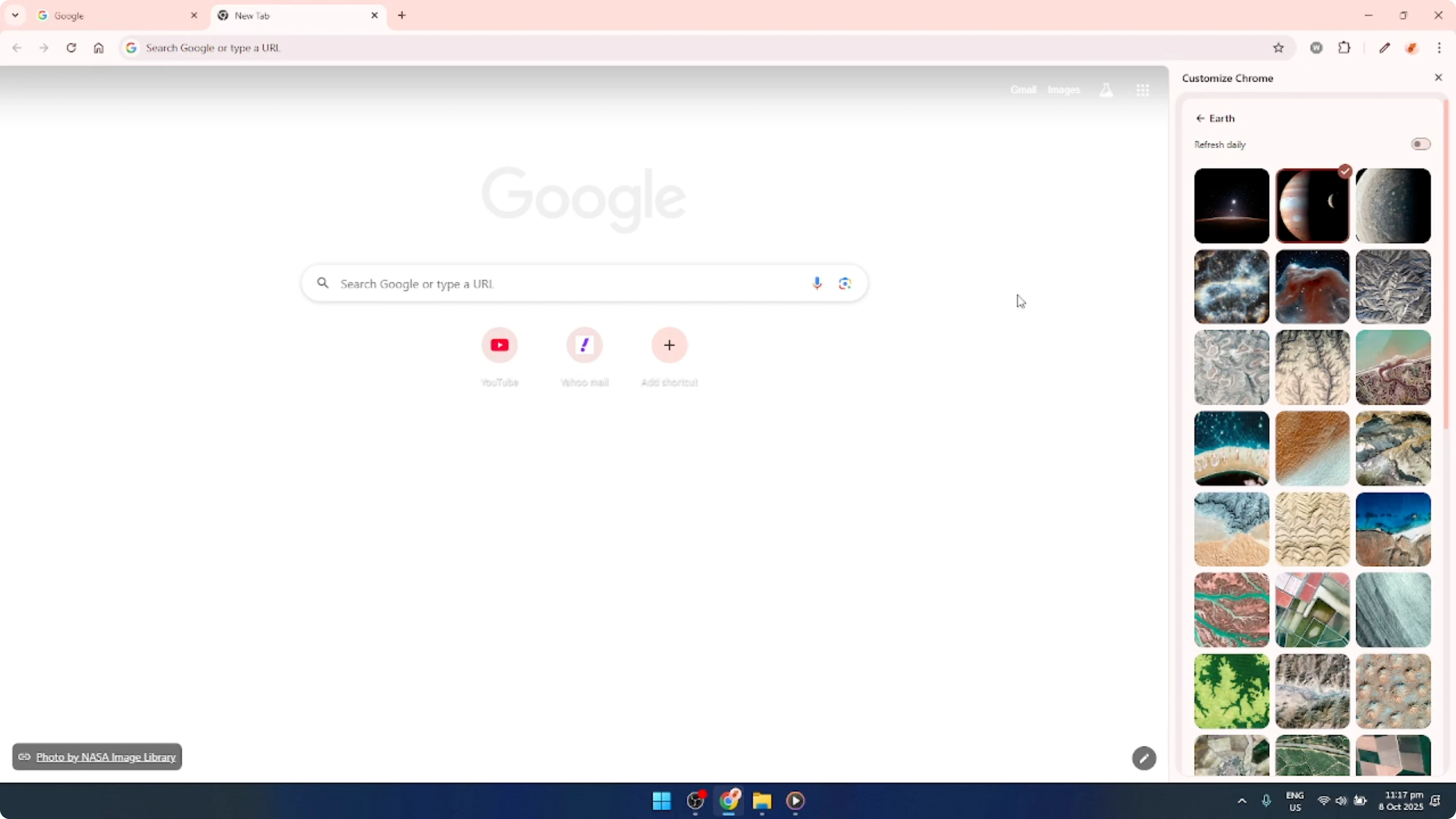 Screenshot from How To Change your Google Chrome Wallpaper [2026 Guide] at 94s