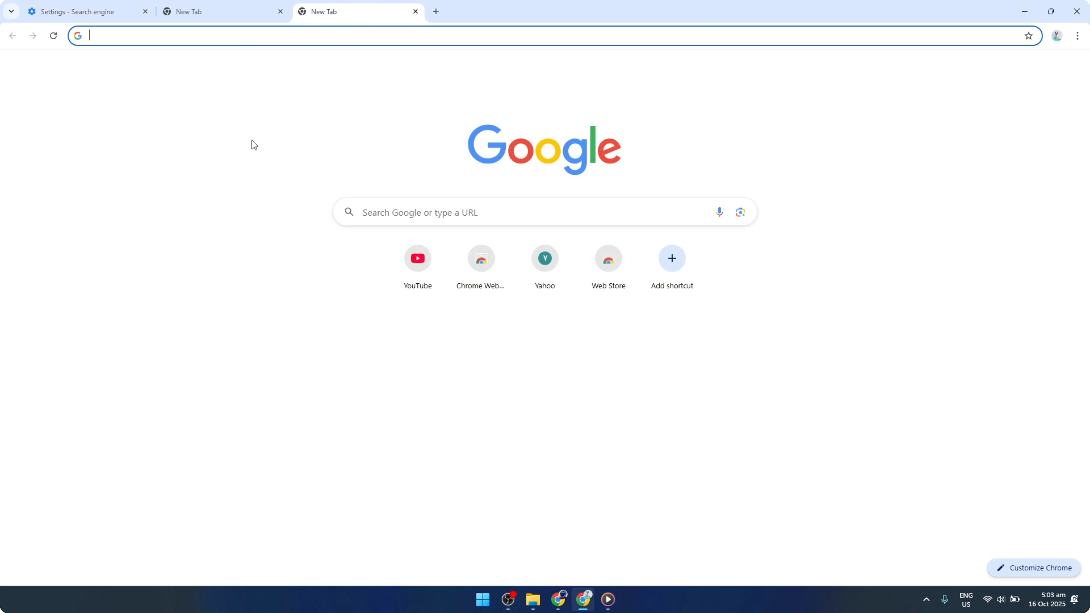 Screenshot from How To Change homepage from Yahoo To Google Chrome [2026 Guide] at 109s
