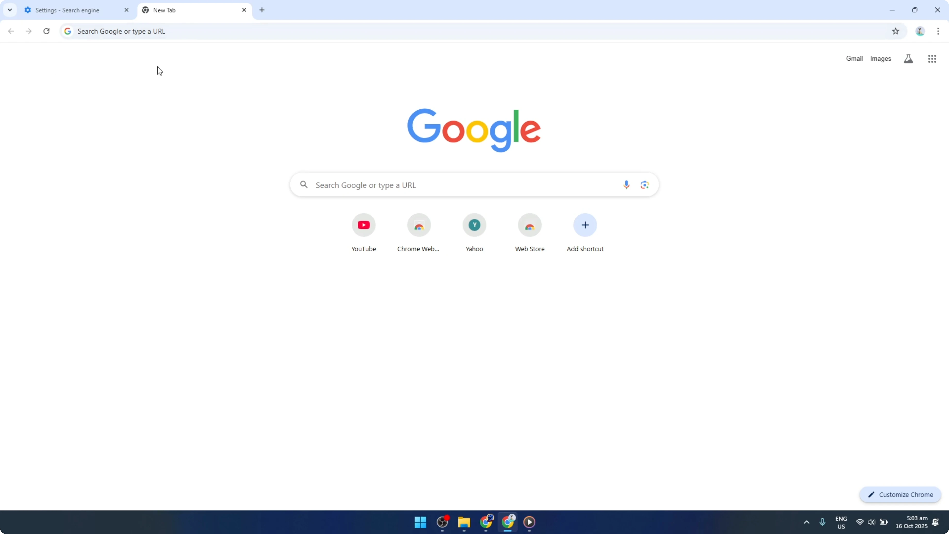 Screenshot from How To Change homepage from Yahoo To Google Chrome [2026 Guide] at 127s