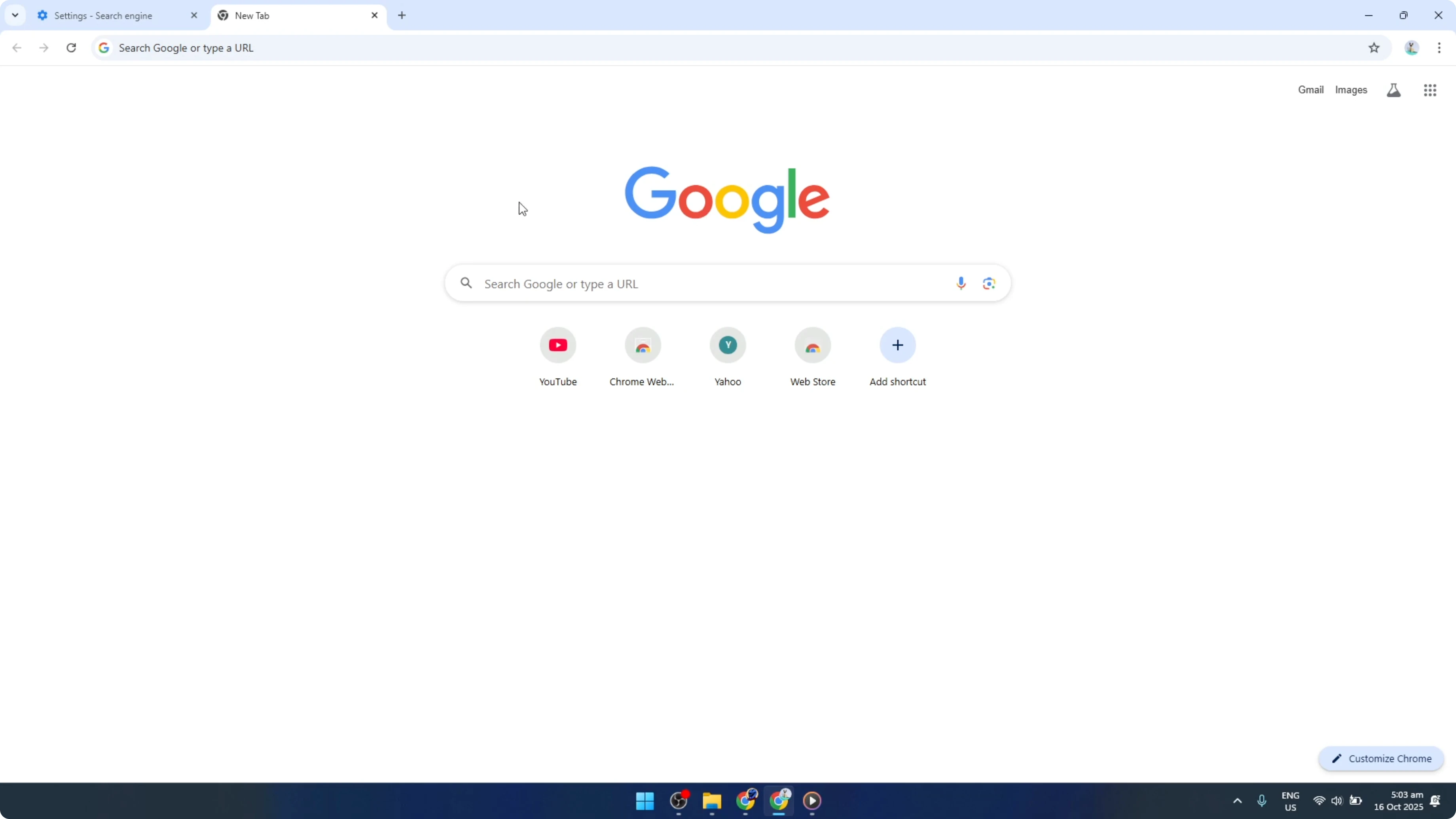 Screenshot from How To Change homepage from Yahoo To Google Chrome [2026 Guide] at 131s