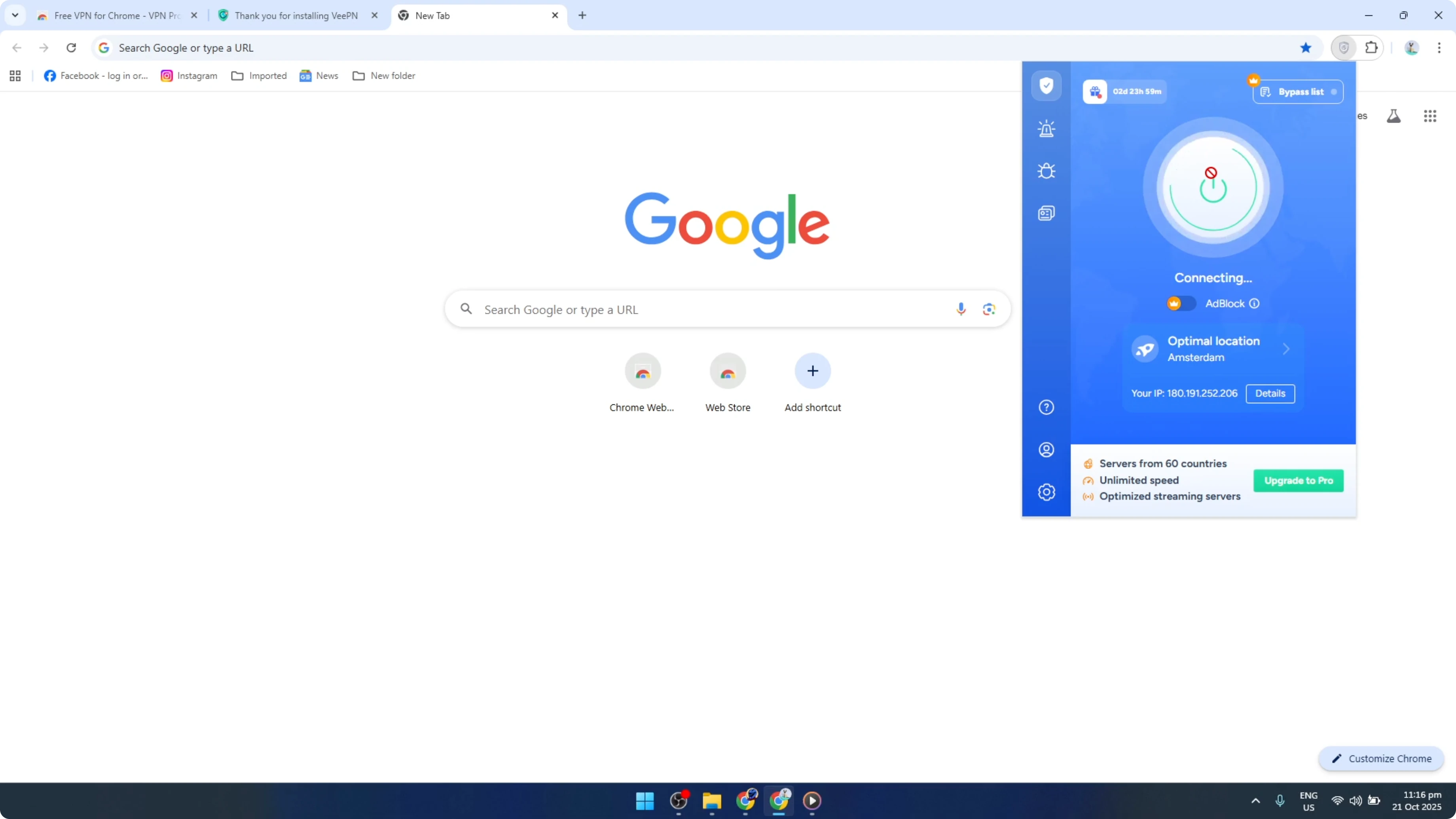 Screenshot from How To Change your IP Address on Google Chrome [2026 Guide] at 125s