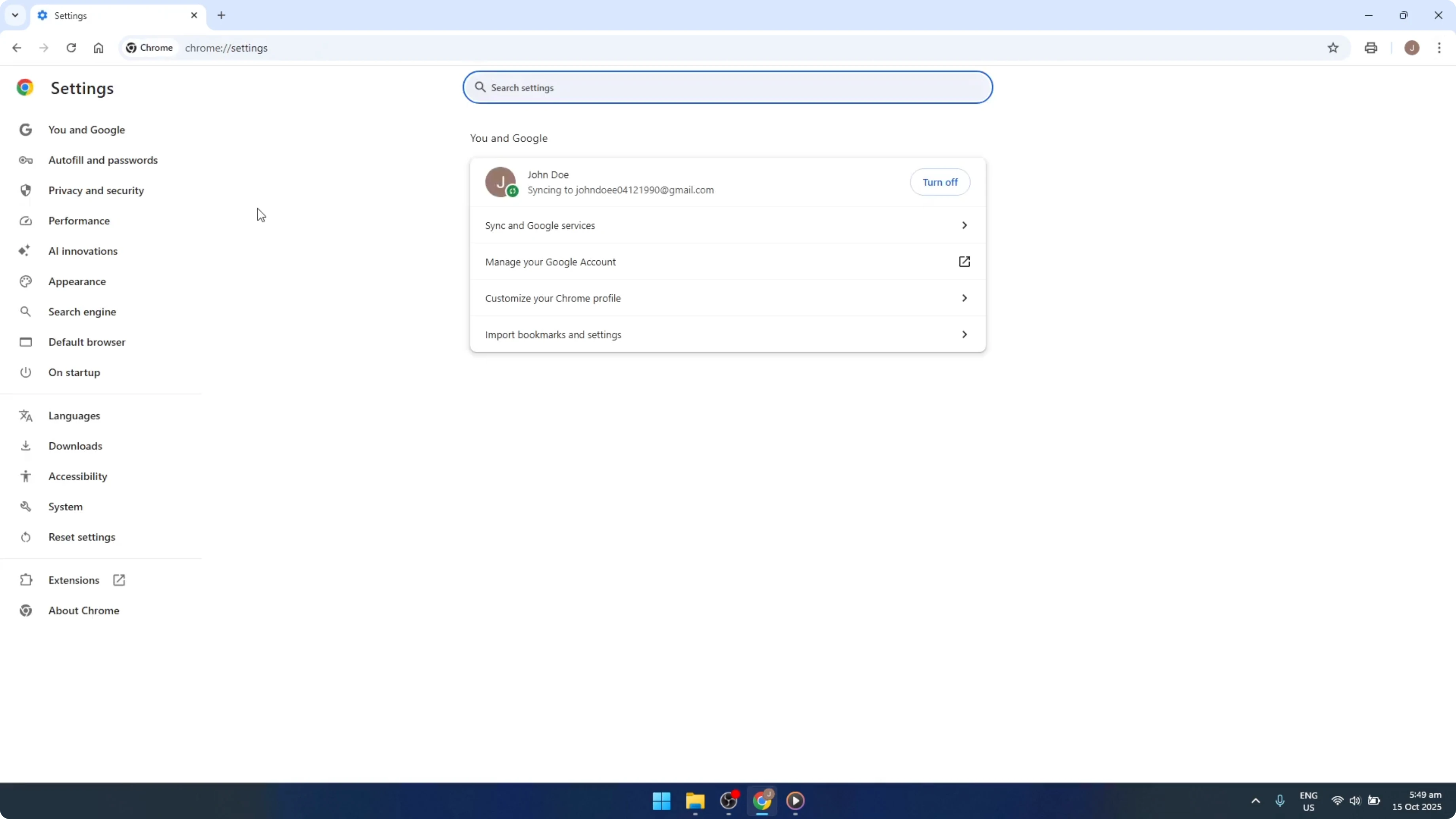 Screenshot from How To Change Microsoft Bing to Google Chrome [2026 Guide] at 40s