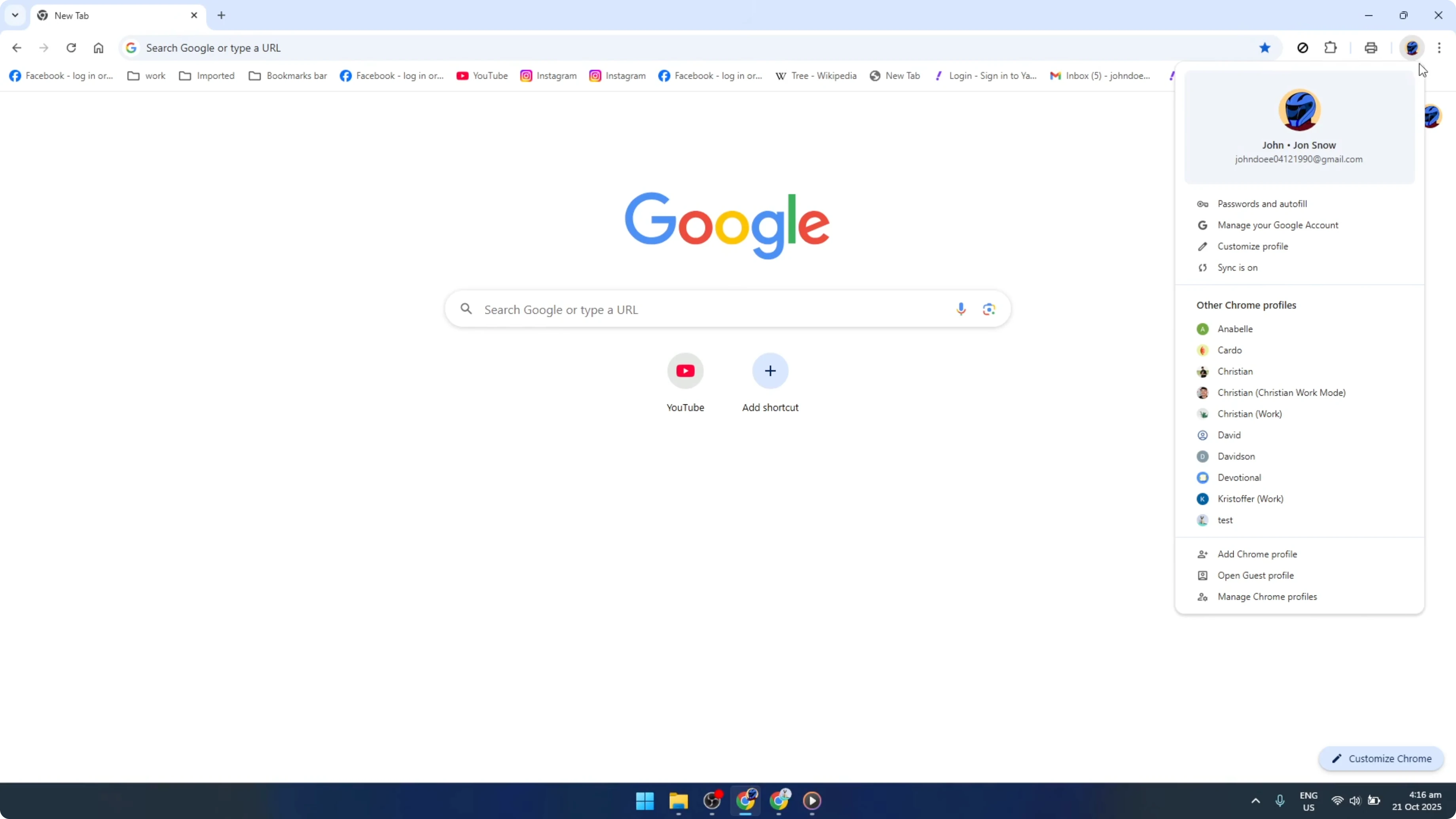 Screenshot from How To Change Your Name and Profile Picture on Google Chrome [2026 Guide] at 41s