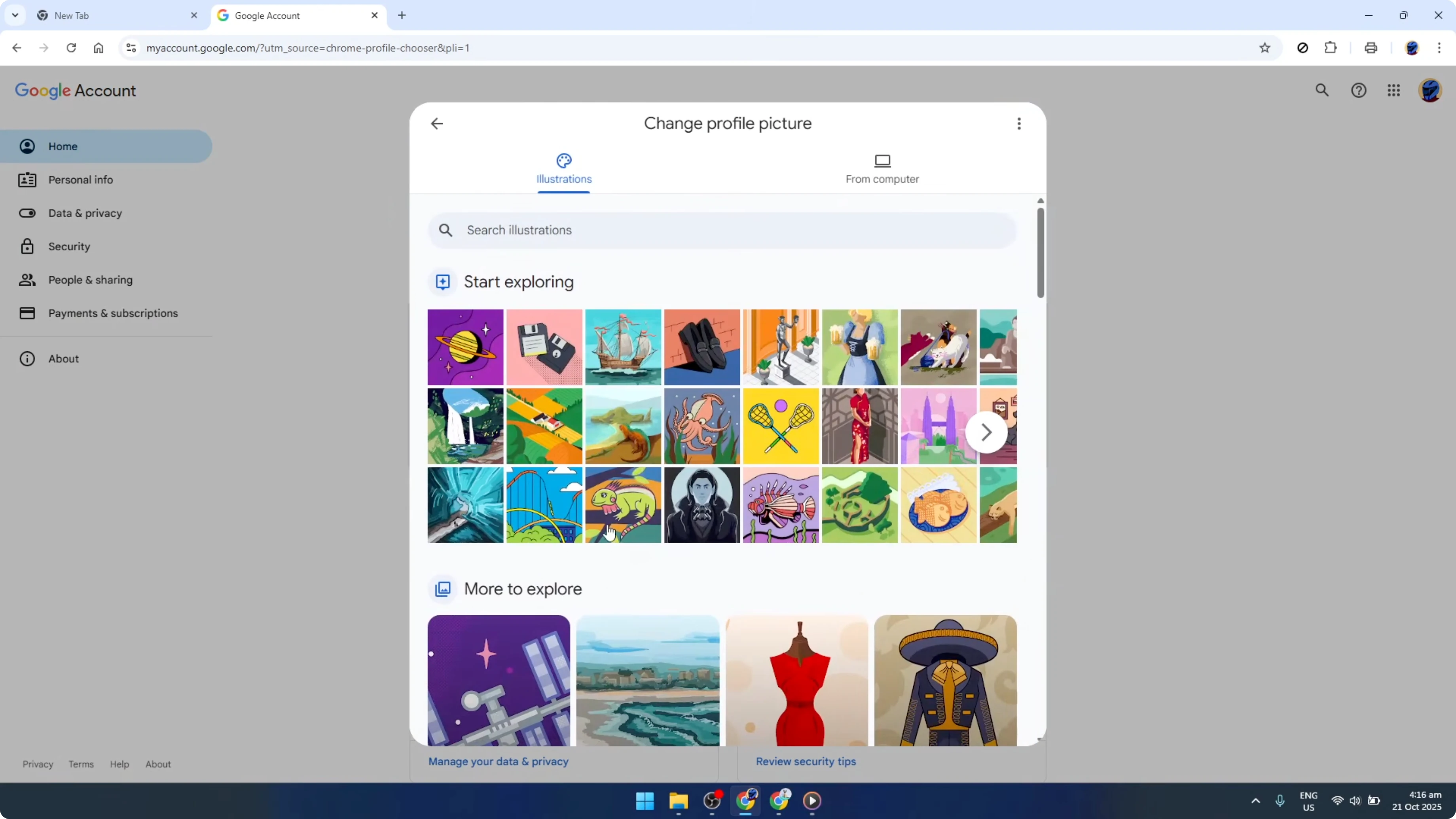 Screenshot from How To Change Your Name and Profile Picture on Google Chrome [2026 Guide] at 81s