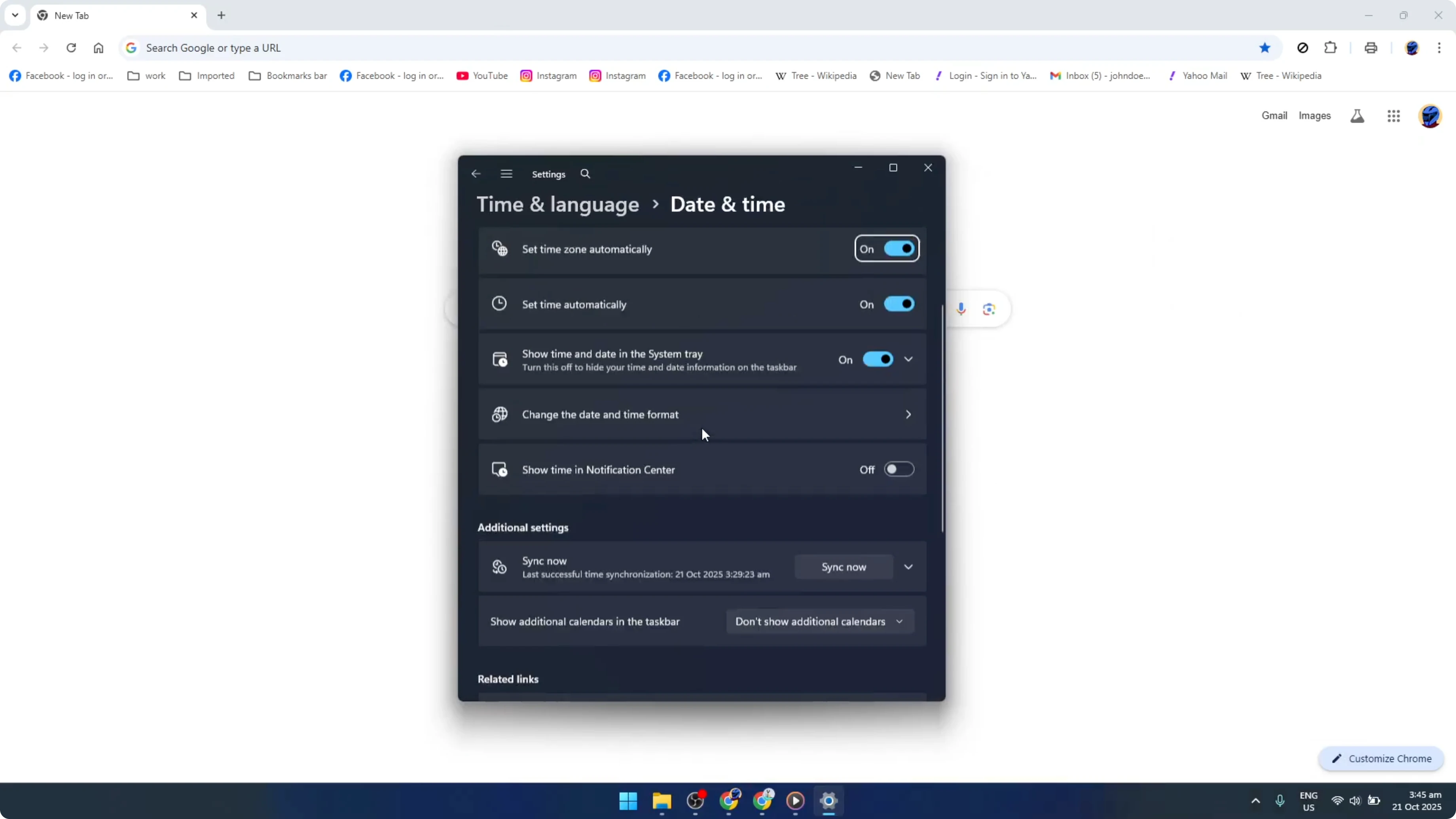 Screenshot from How To Change Time For Google Chrome [2026 Guide] at 39s