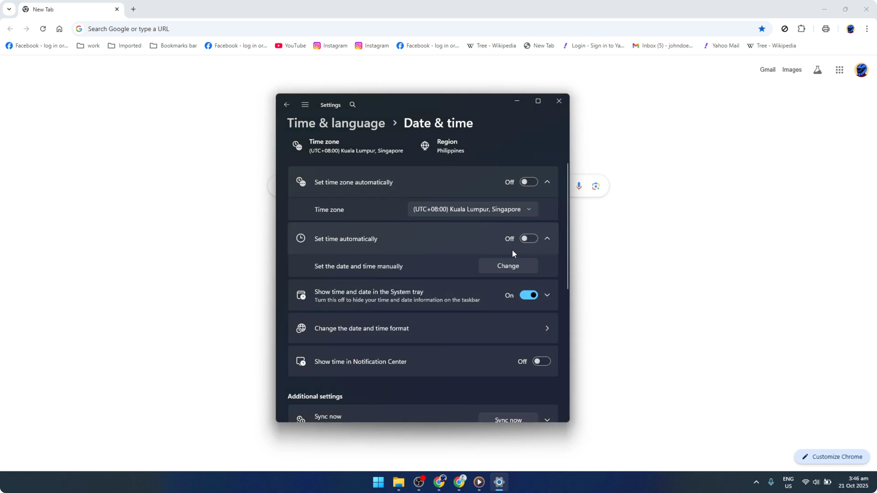Screenshot from How To Change Time For Google Chrome [2026 Guide] at 98s