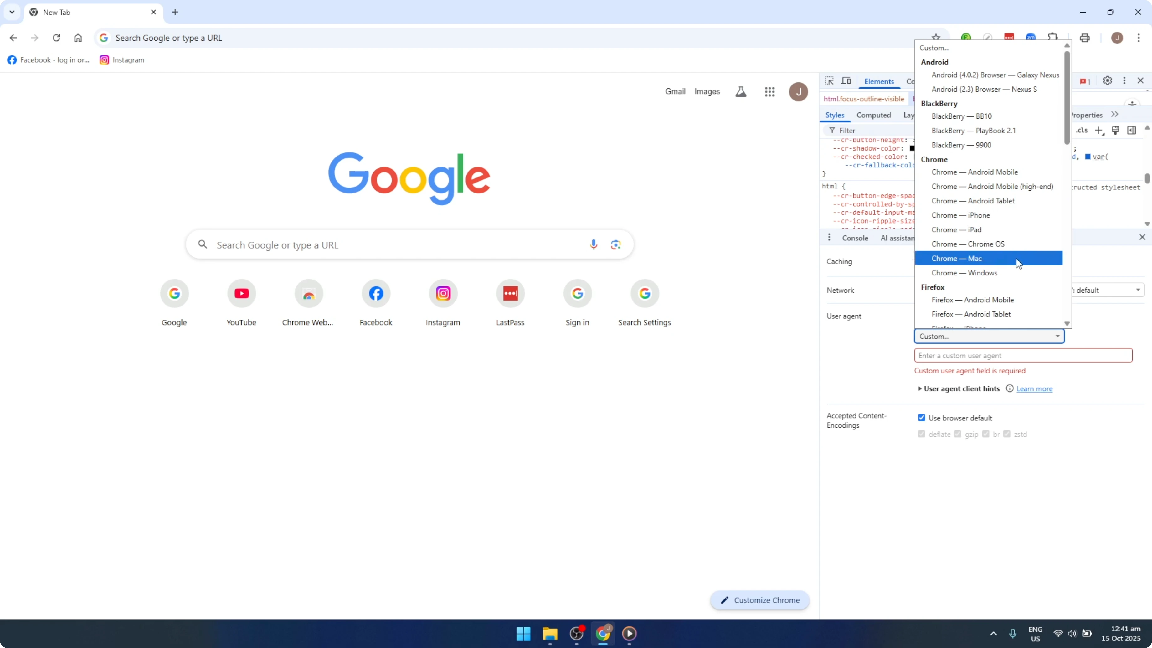 Screenshot from How To Change User Agent in Google Chrome [2026 Guide] at 110s
